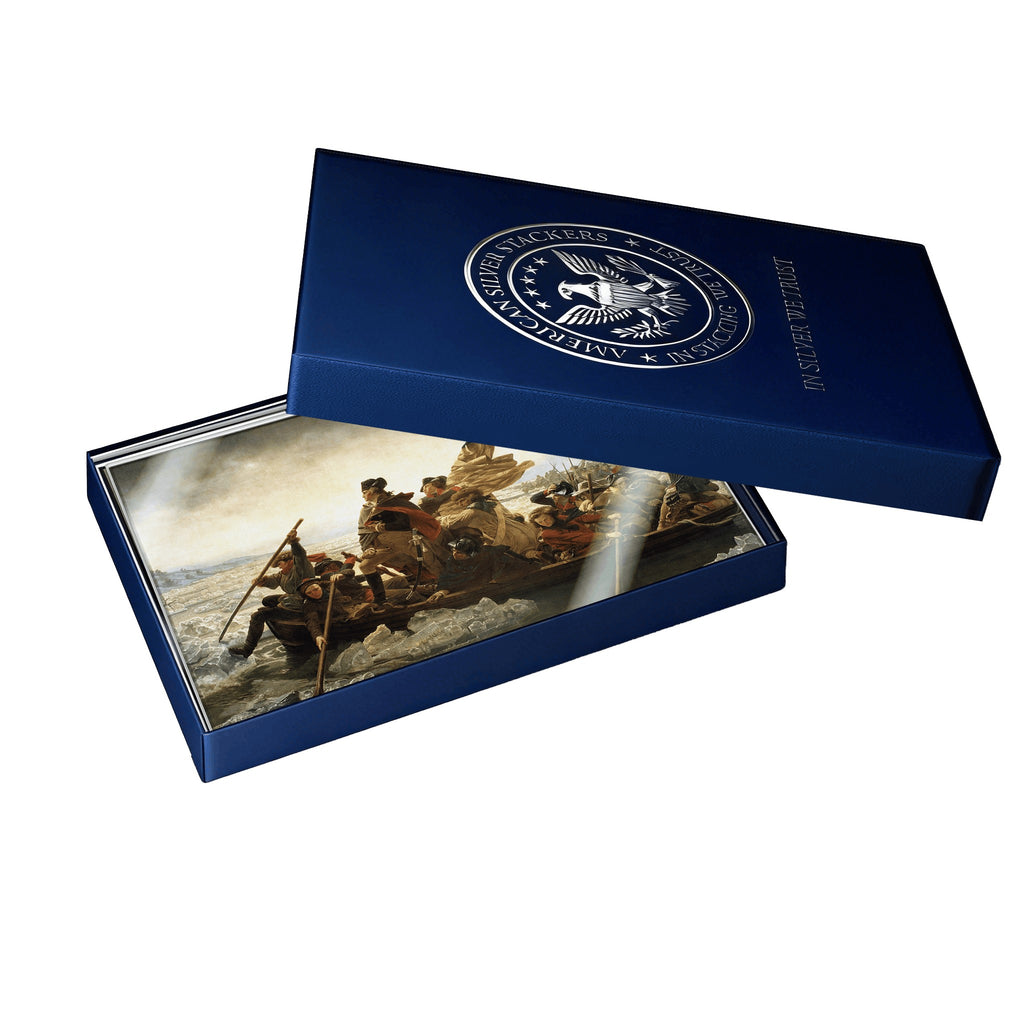 2026 Ghana "Washington Crossing the Delaware" 5g Silver Foil Note