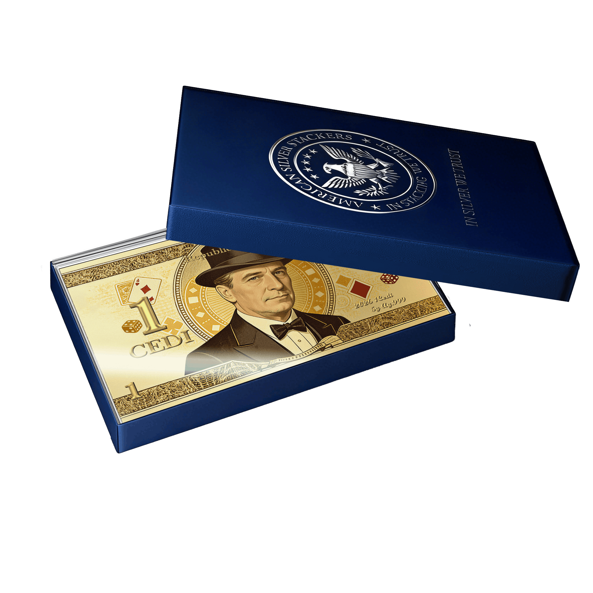 2026 Ghana "All In" 5g Silver Foil Note