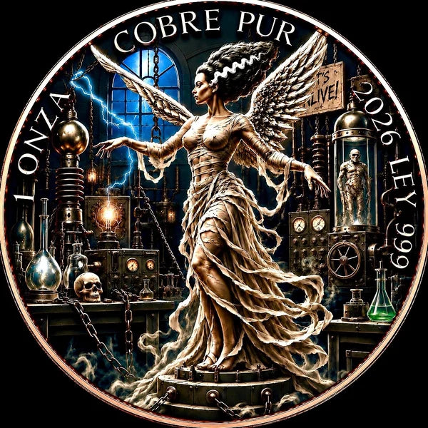 Frankie’s Bride | 1 oz Colorized Copper Libertad Tribute