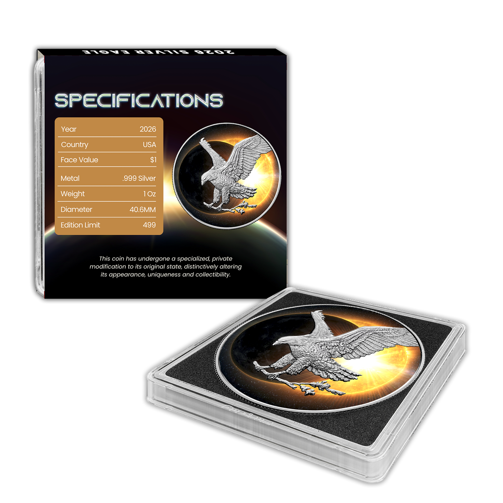 2026 U.S. Silver Eagle - Solar Eclipse Edition 1 oz