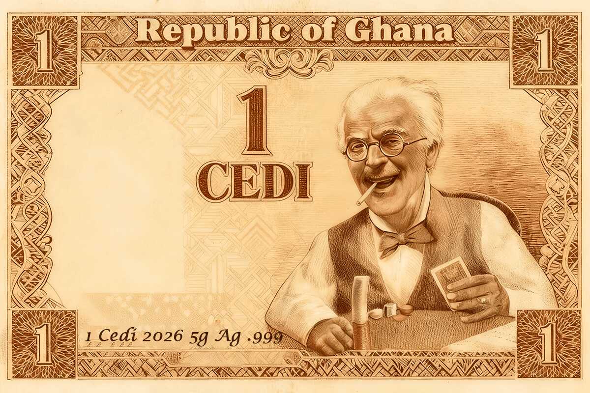 2026 Ghana "A Friend in Need" 5g Silver Foil