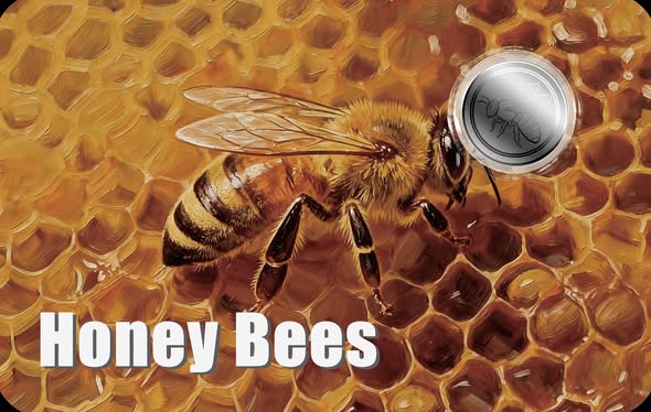 2026 Liberia Honey Bees 1/1000 oz Platinum Coin in Card
