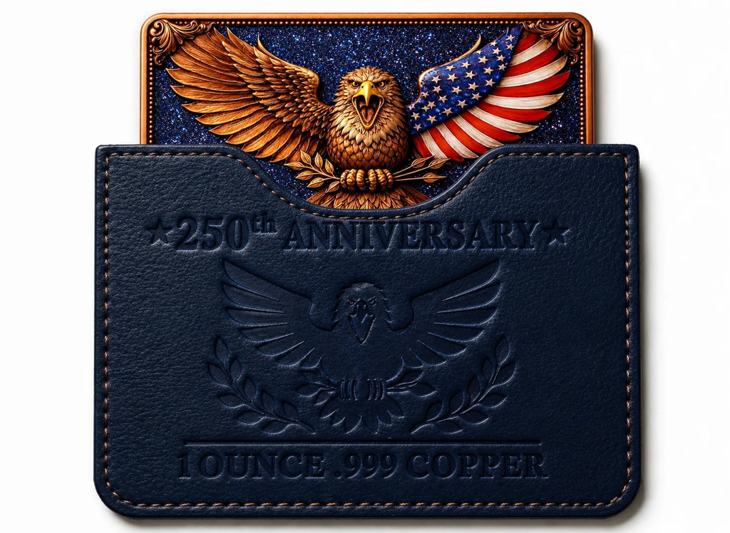 250th Anniversary Eagle in pouch 1oz .999 Copper