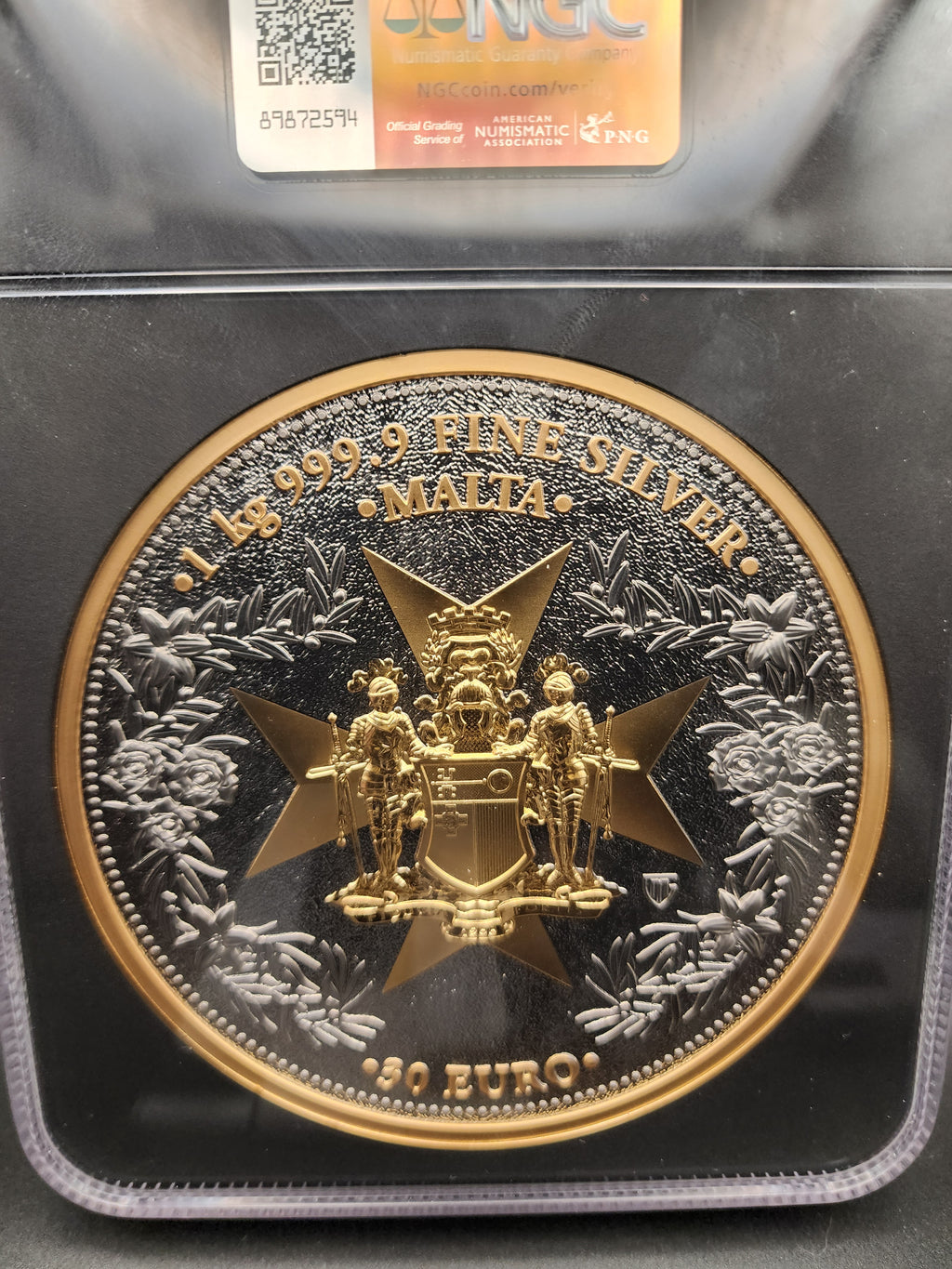 2025 NGC MS70 Malta Golden Eagle KILO - 100 Minted