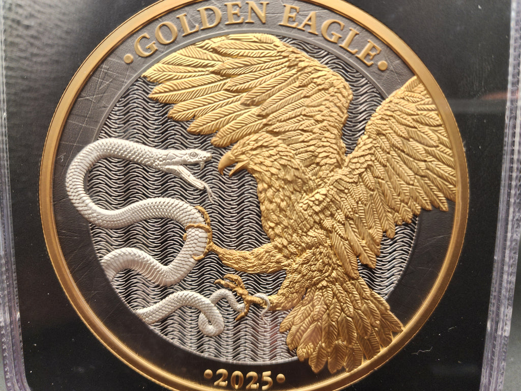 2025 NGC MS70 Malta Golden Eagle KILO - 100 Minted