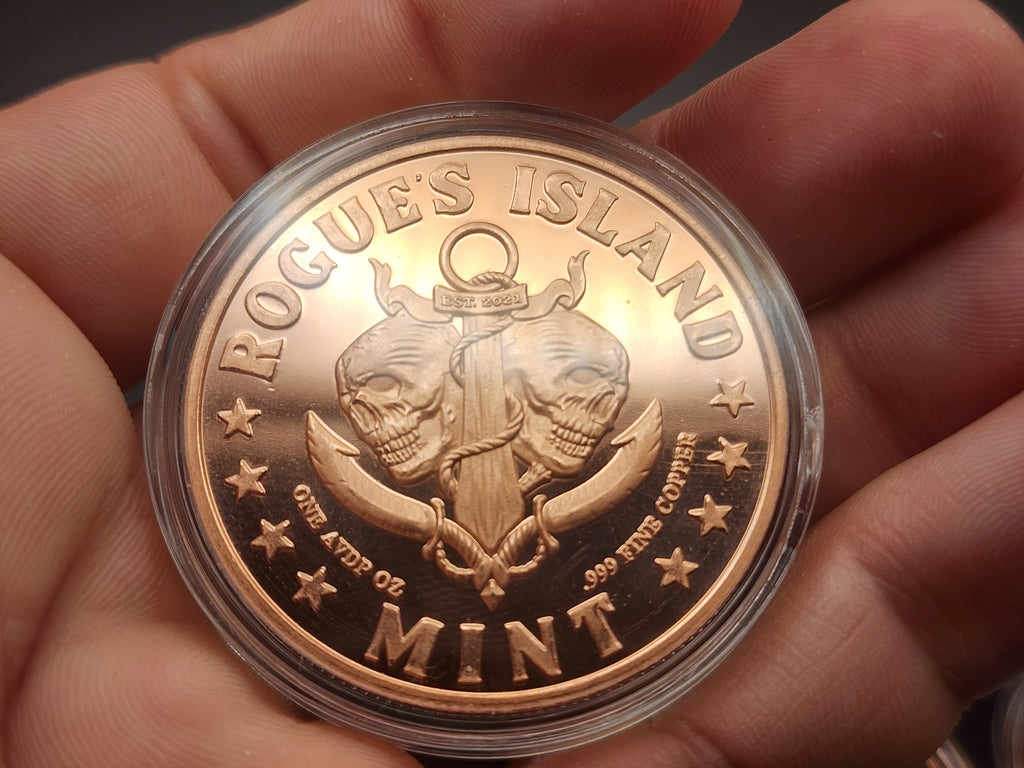 2026 Rogue Island Mint Don't Fear the Reaper Colorized Proof 1 oz .999 Copper