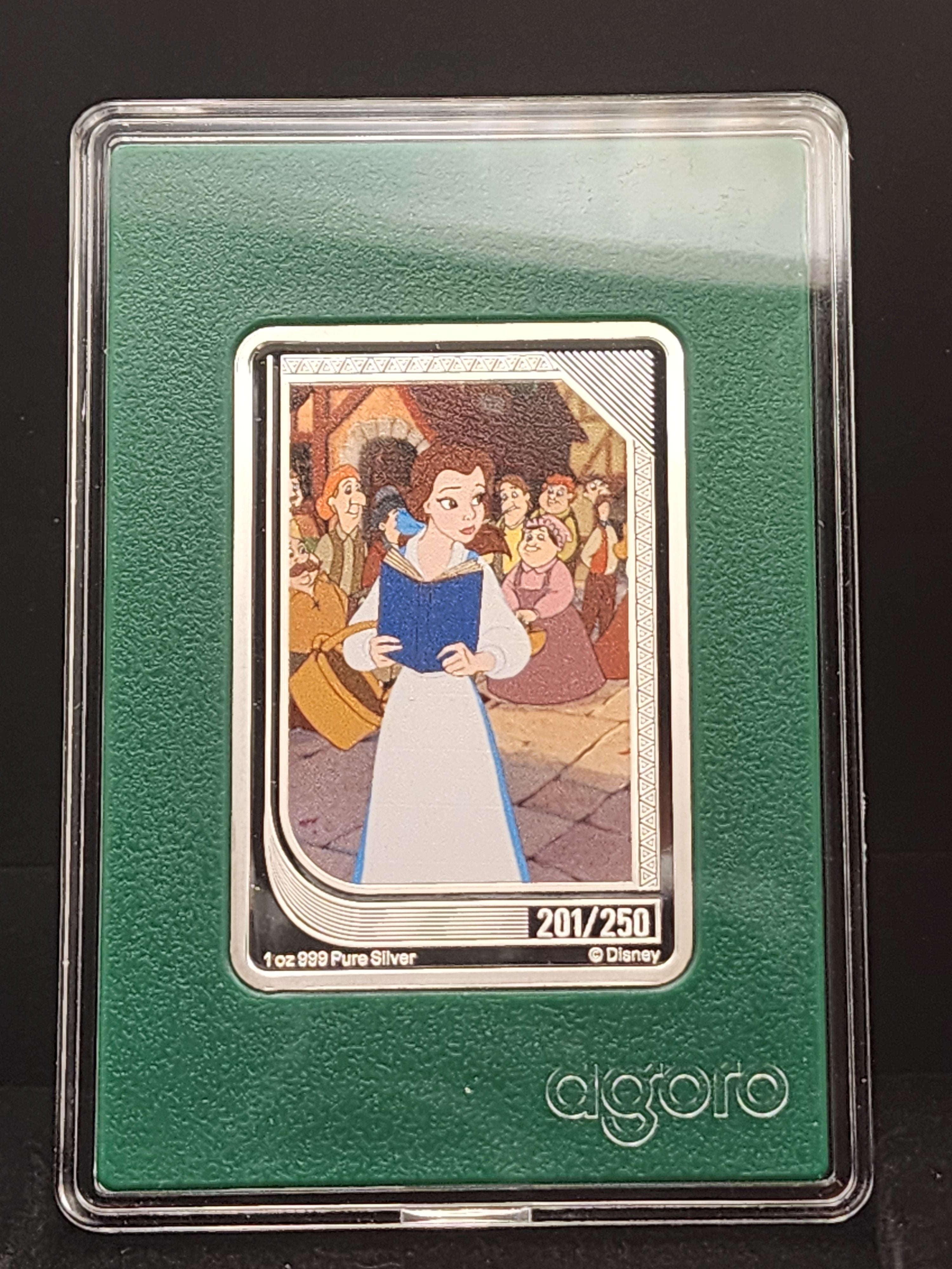 2025 Agoro Disney Belle 1oz Silver Coin .999 Serialized 201/250