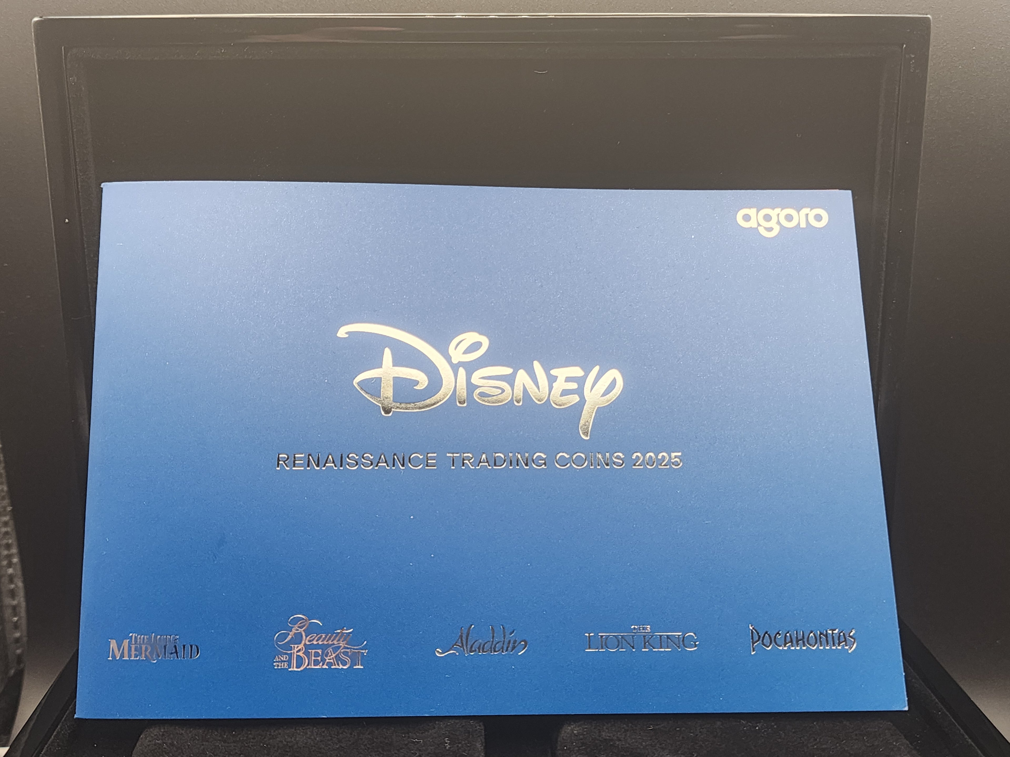 2025 Agoro Disney Belle 1oz Silver Coin .999 Serialized 201/250