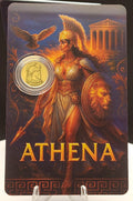 2026 Athena 1/1000 oz Gold Coin Carded