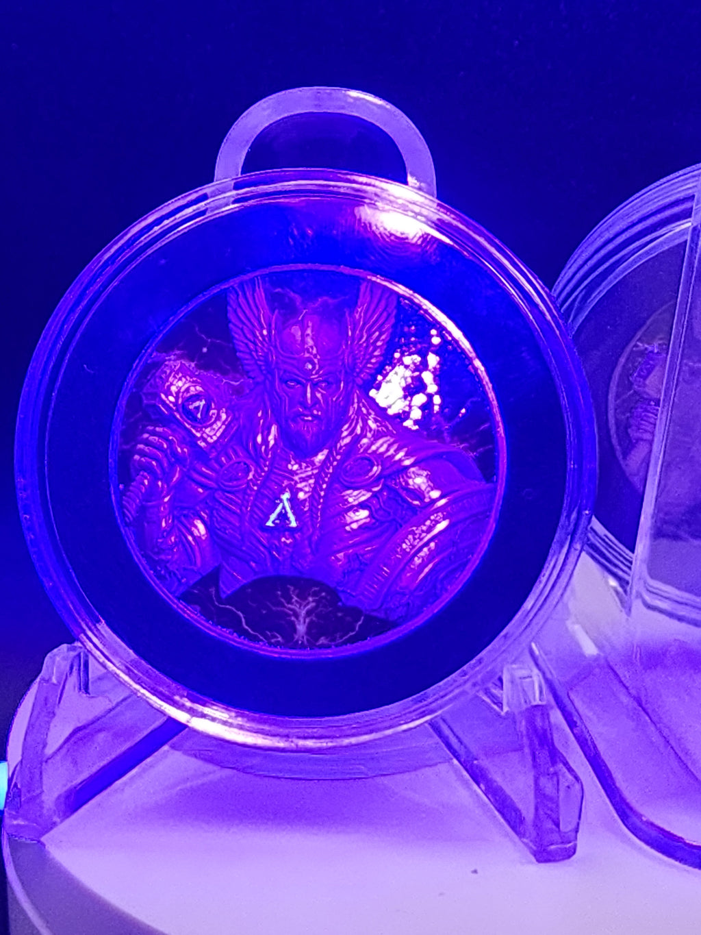 2025 Future In The Myths - THOR  1oz Copper Hi-Relief Round UV Reactive