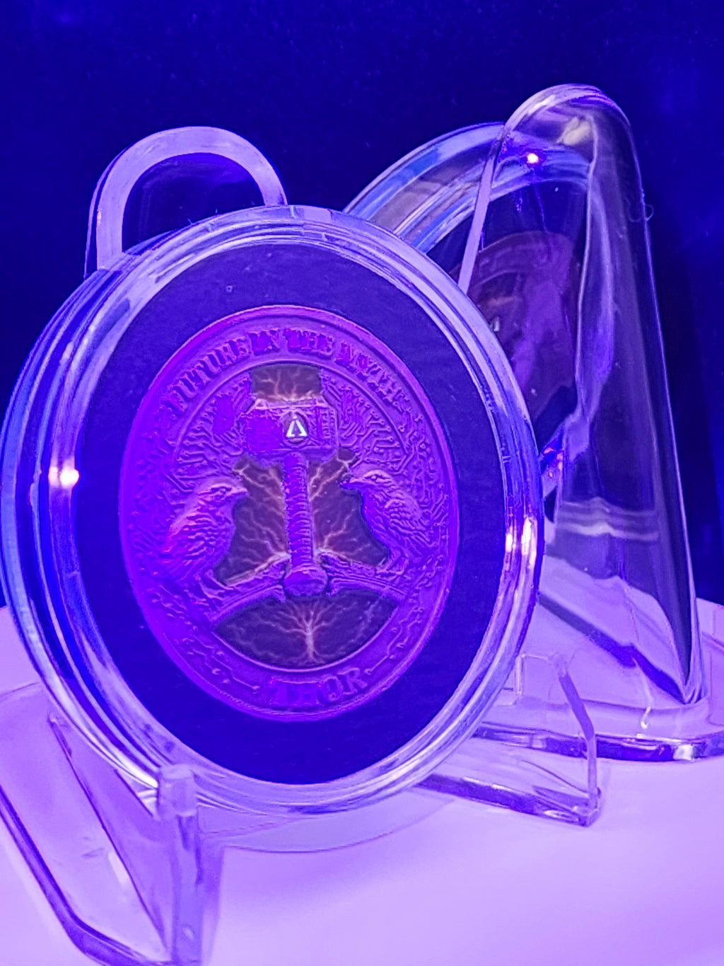 2025 Future In The Myths - THOR  1oz Copper Hi-Relief Round UV Reactive