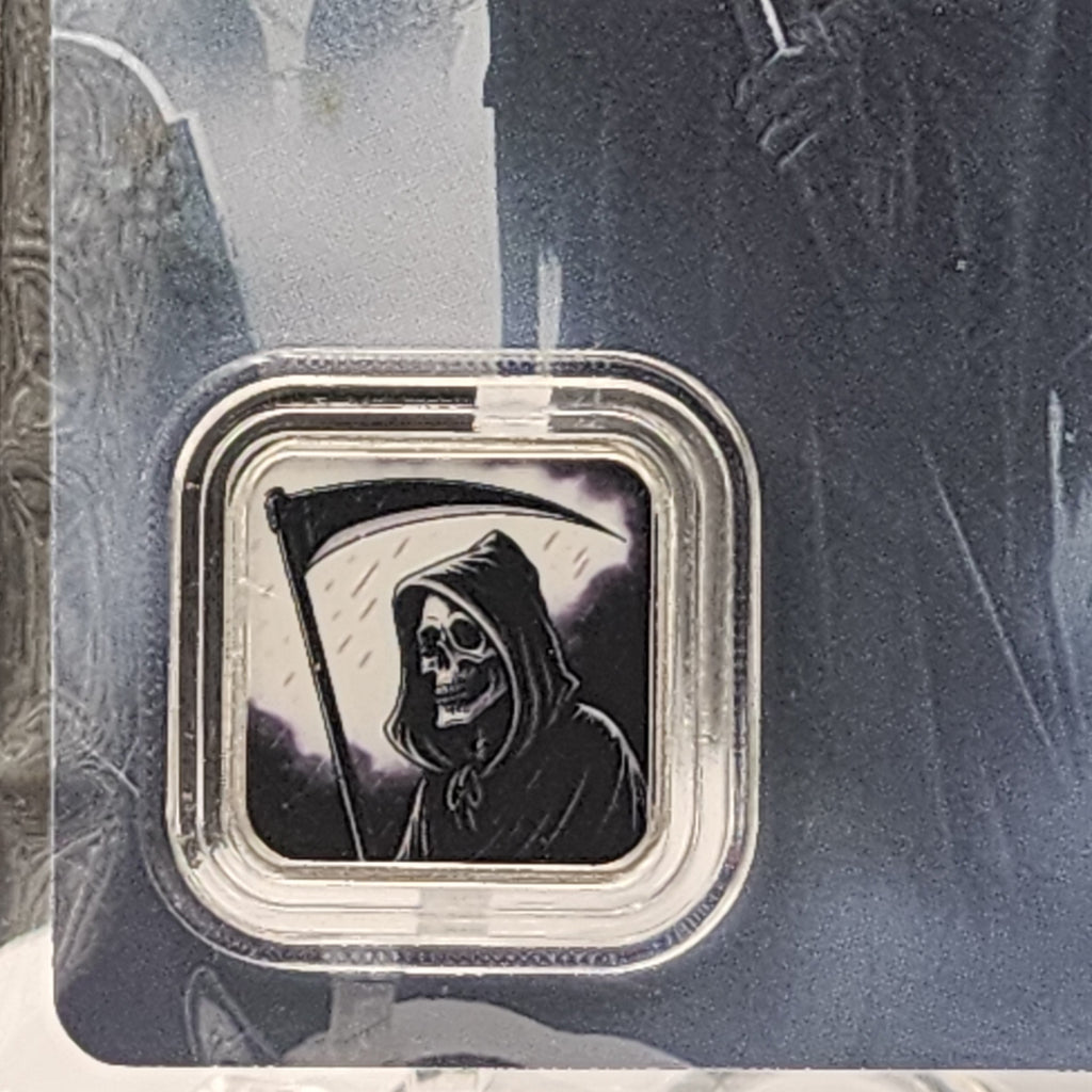 320Coins Gram Reaper 1g Silver Bar in Assay Card