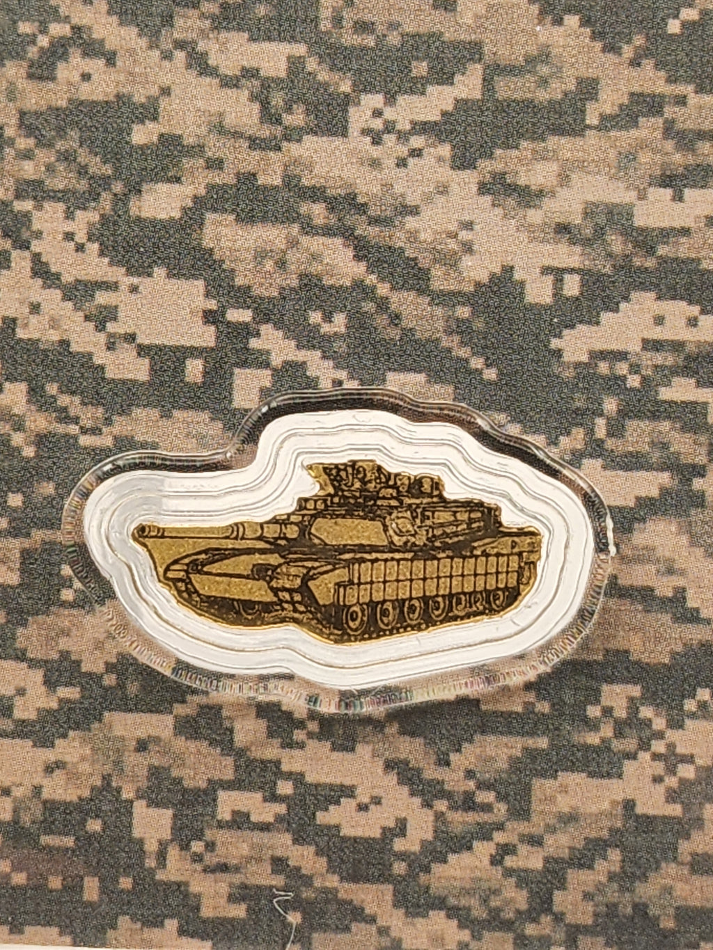 2026 1/1000 oz Gold Bar Army Tank
