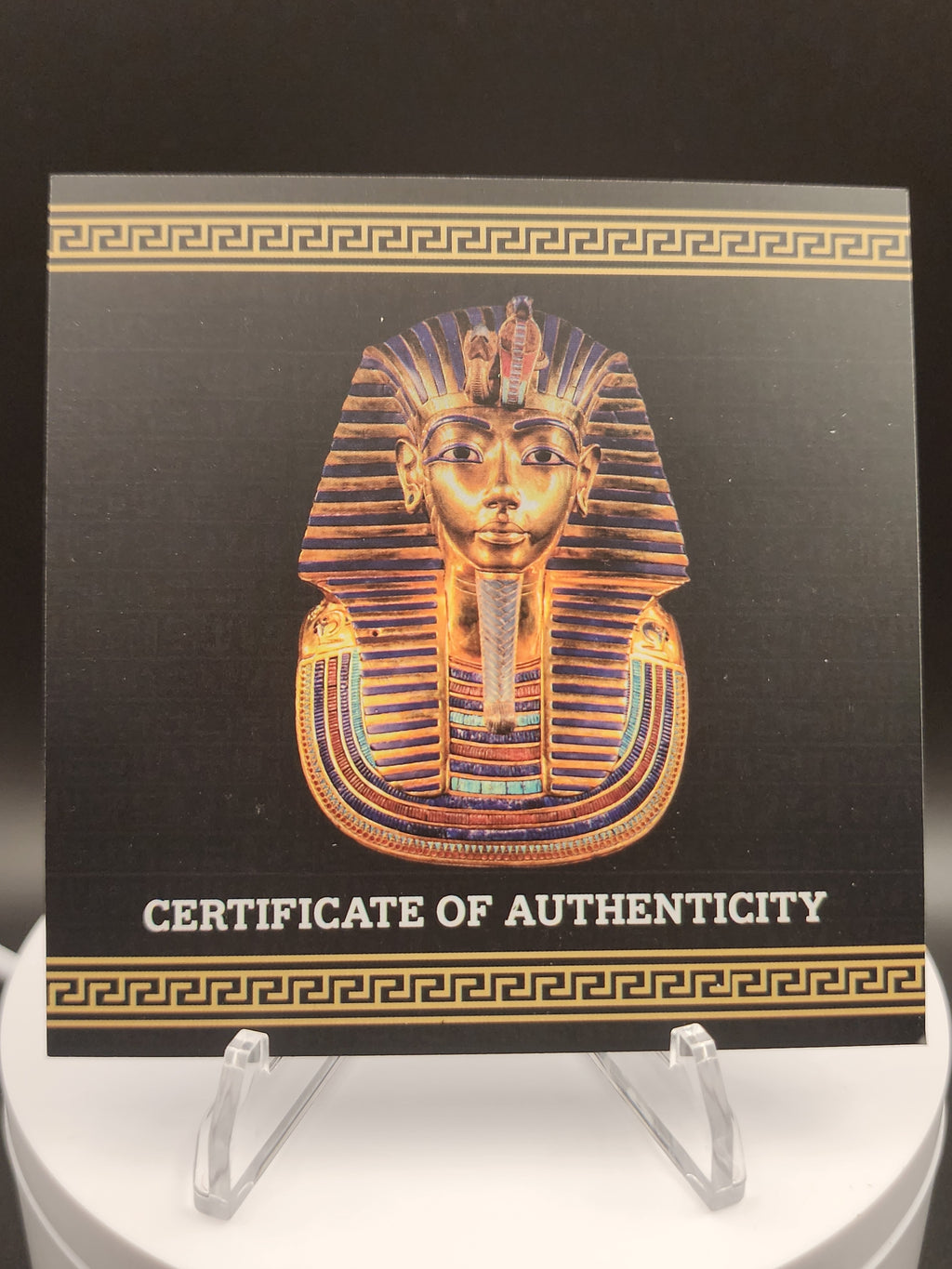 2025 King Tut Death Mask Coin 100th Anniv 75gr Copper Gold Plated