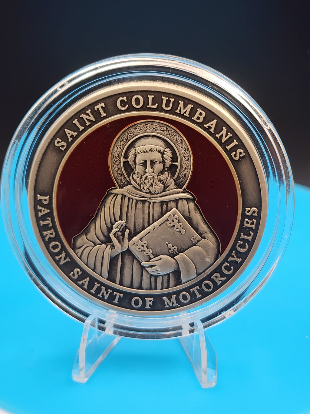 Harley-Davidson Saint Columbanis Patron Saint of Motorcycles 1.75oz .999 Silver