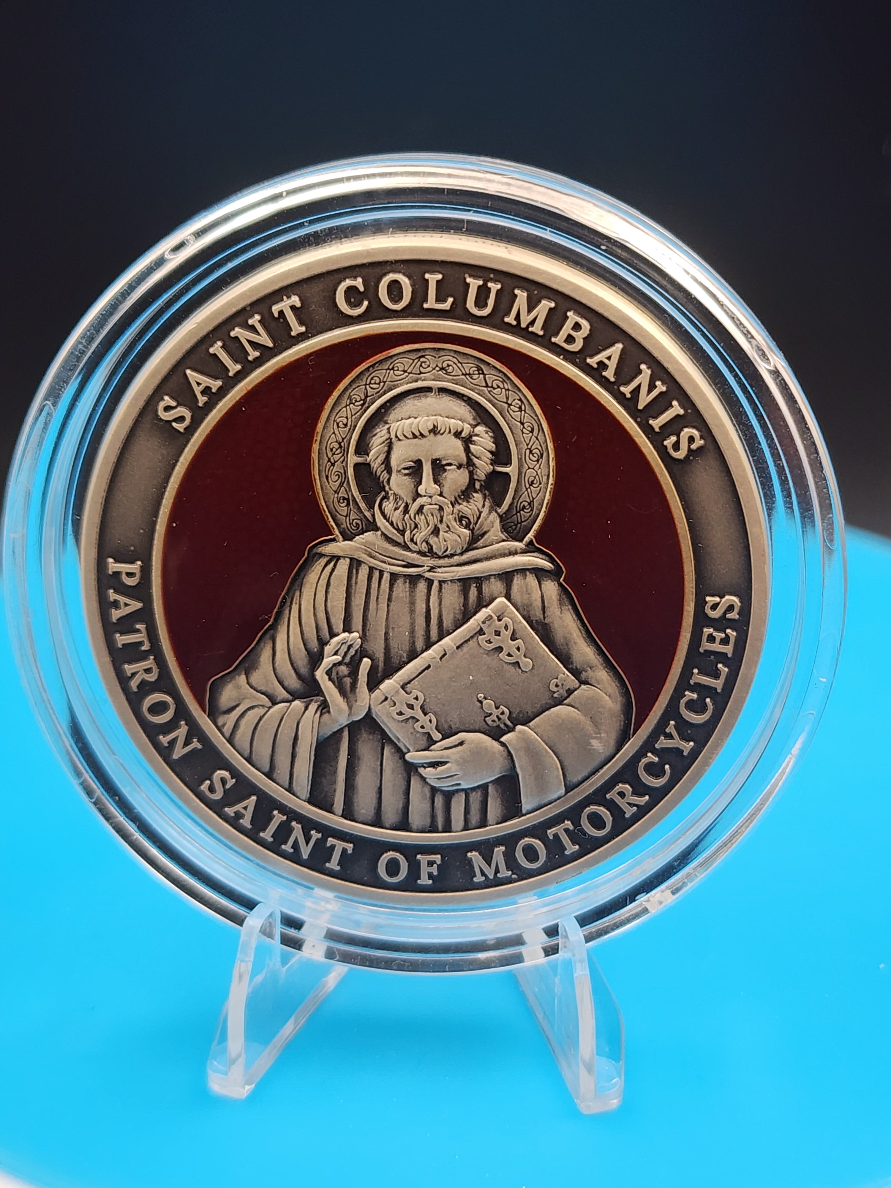 Harley-Davidson Saint Columbanis Patron Saint of Motorcycles 1.75oz .999 Silver