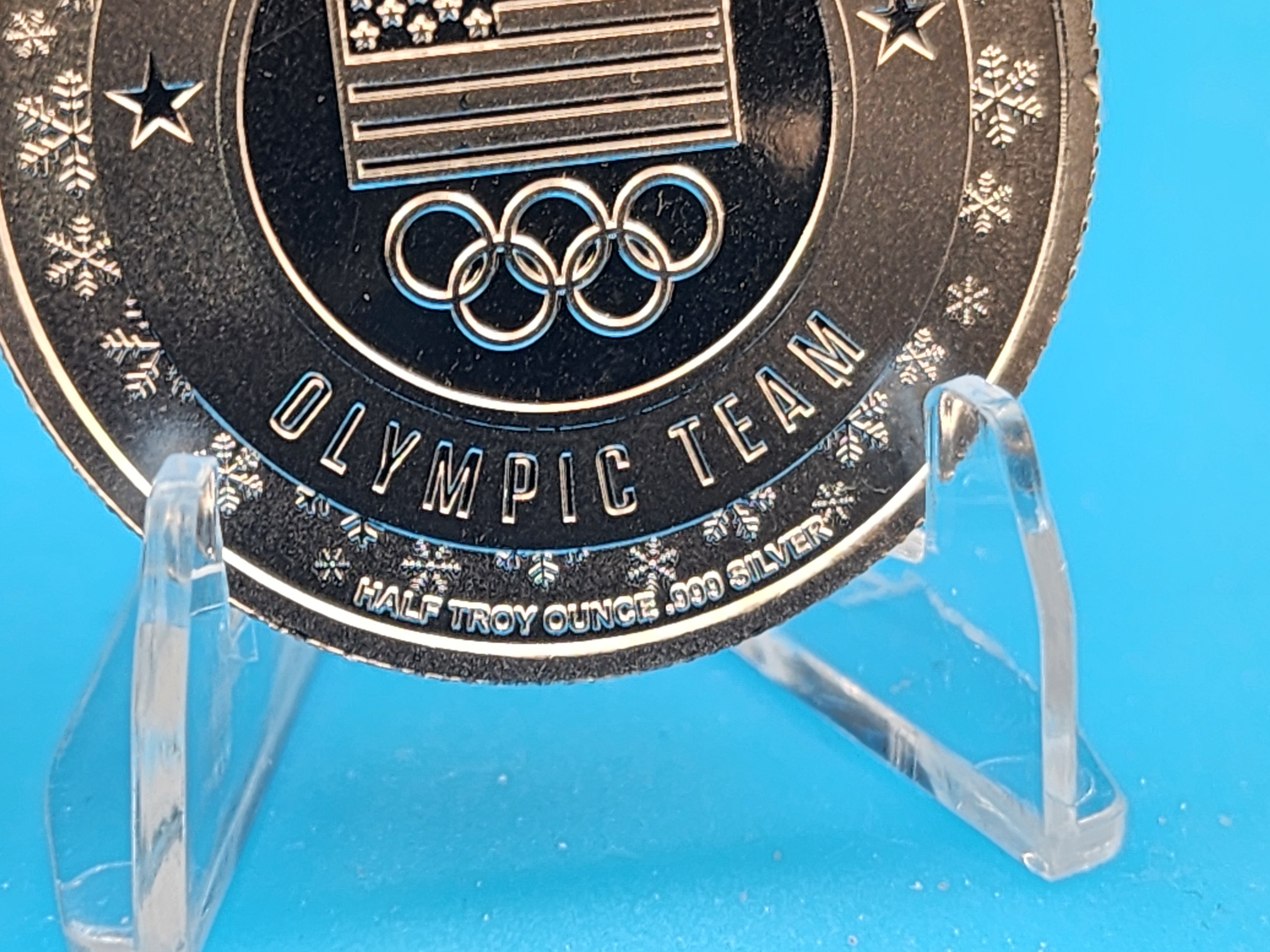 2026 Winter Olympic Team USA Coach Snoop Dog 1/2 Silver Round