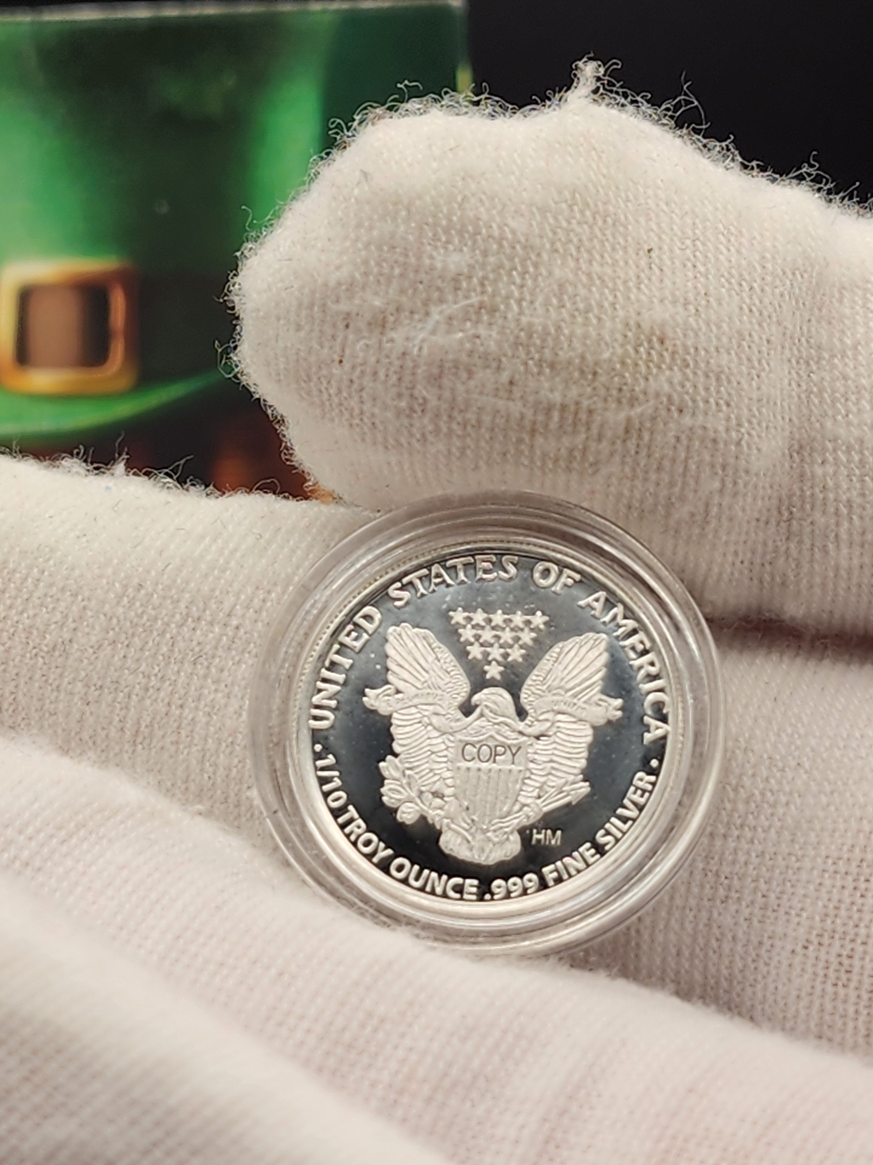 2026 Little Silver Luck Irish St' Patty's Colorized 1/10 oz Silver Round w/ COA