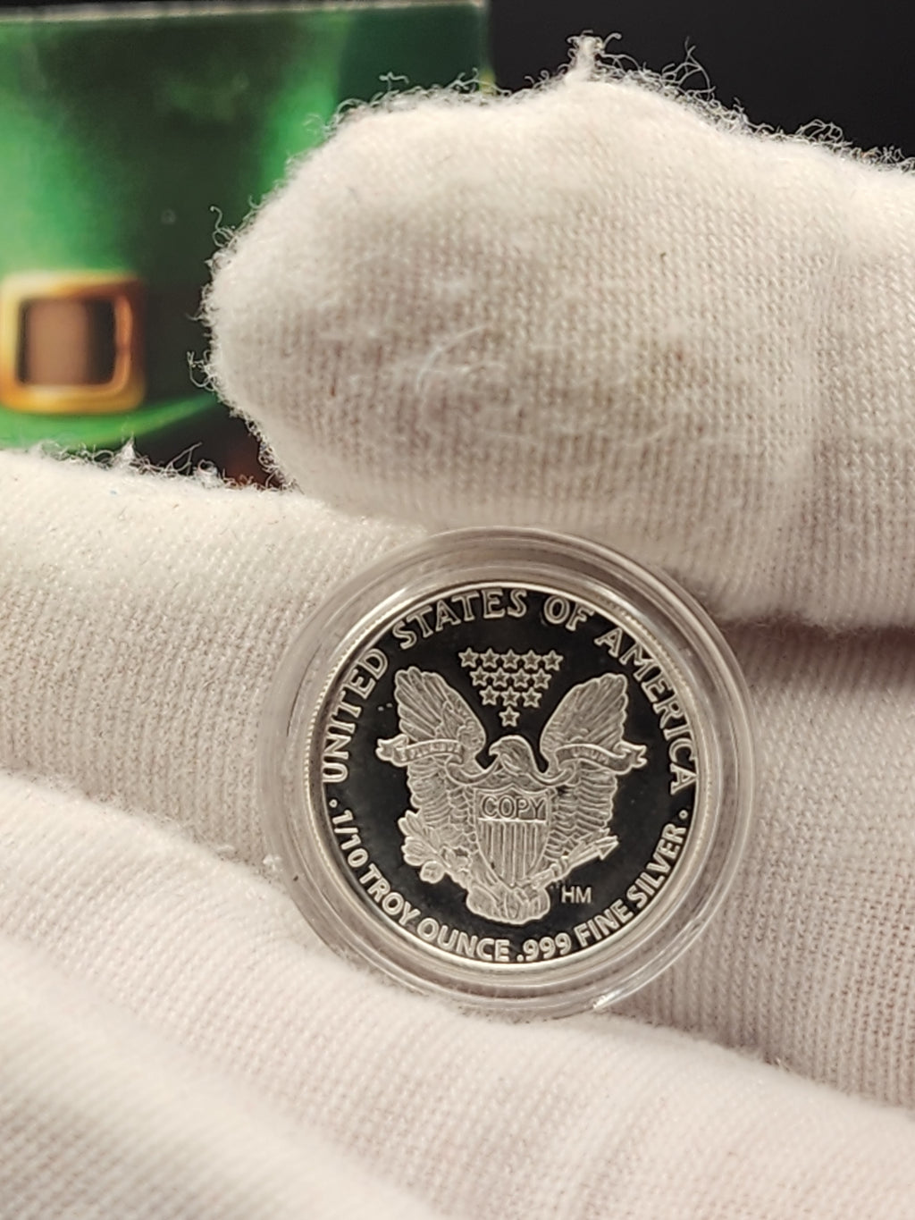 2026 Little Silver Luck Irish St' Patty's Colorized 1/10 oz Silver Round w/ COA