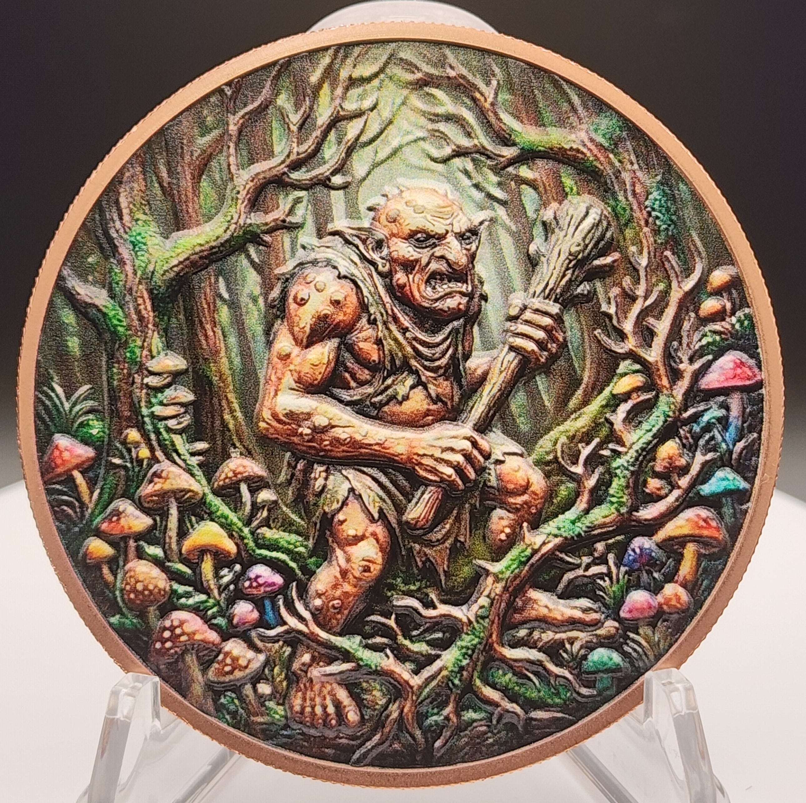 Mythical Creatures: The Troll 5oz Copper Round