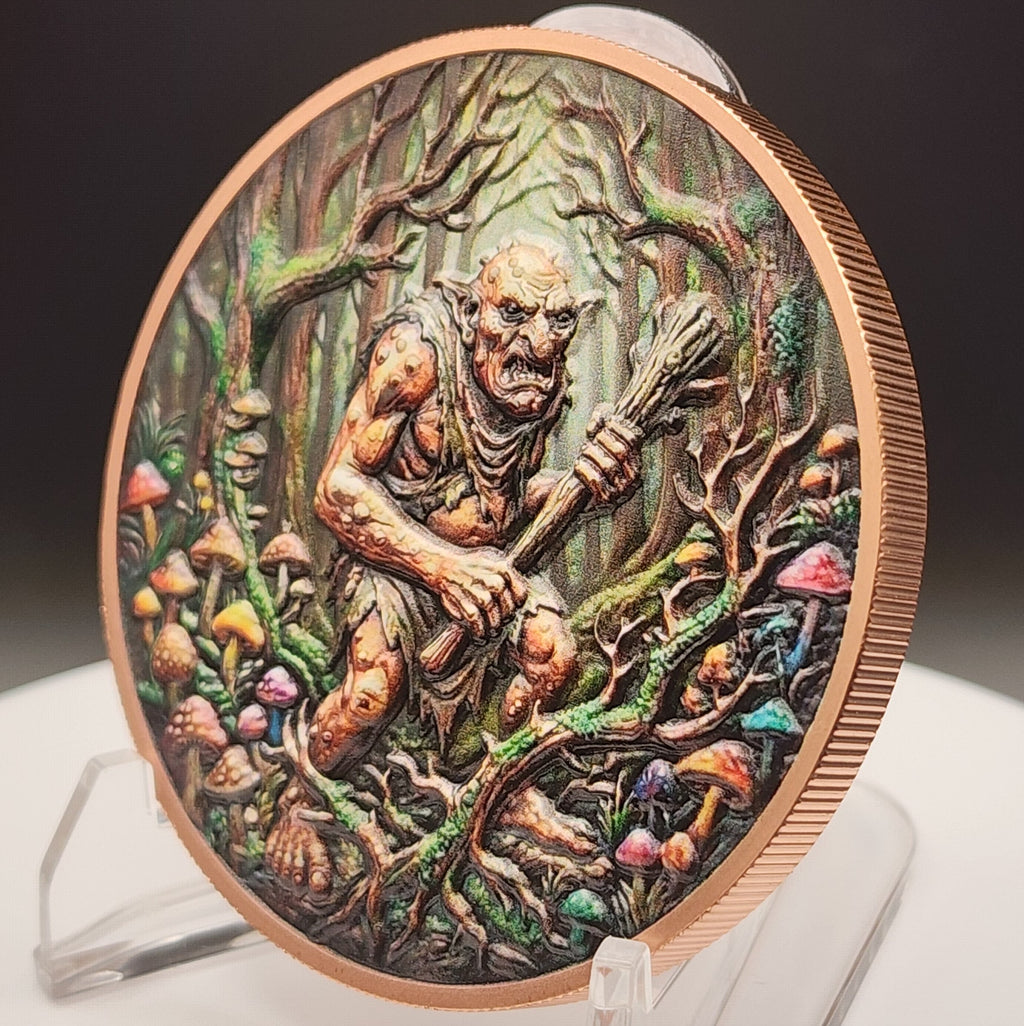 Mythical Creatures: The Troll 5oz Copper Round