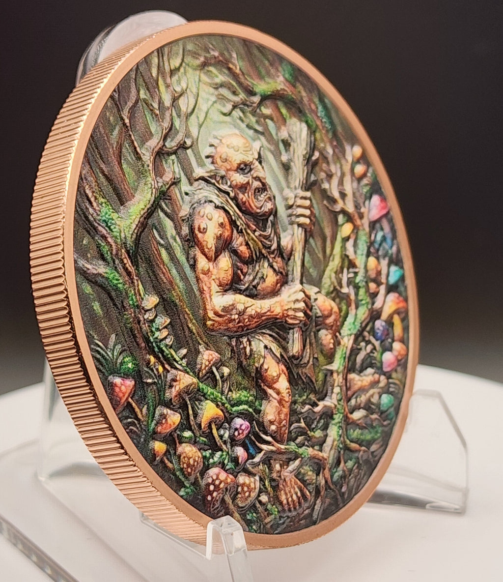 Mythical Creatures: The Troll 5oz Copper Round