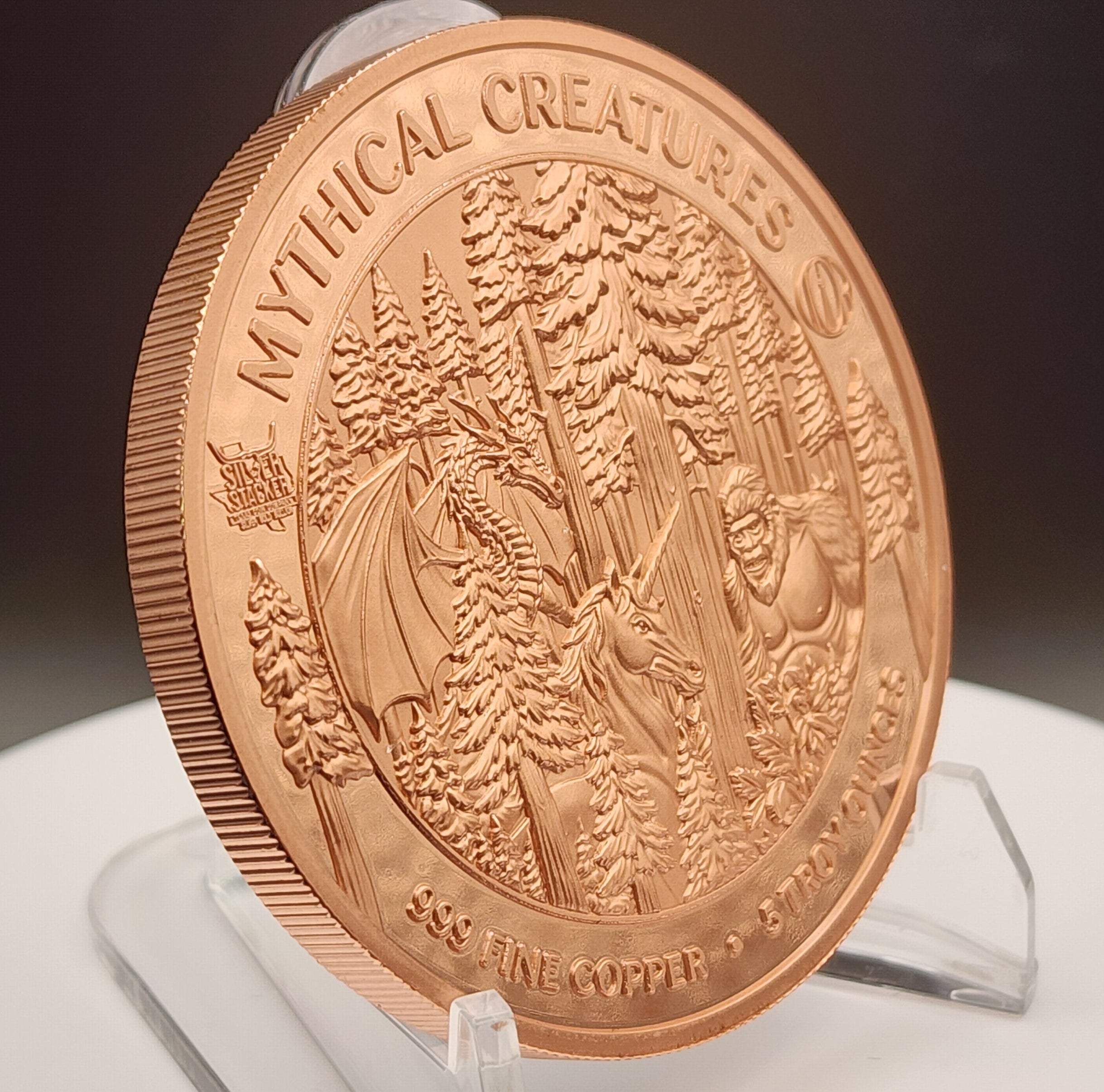 Mythical Creatures: The Troll 5oz Copper Round