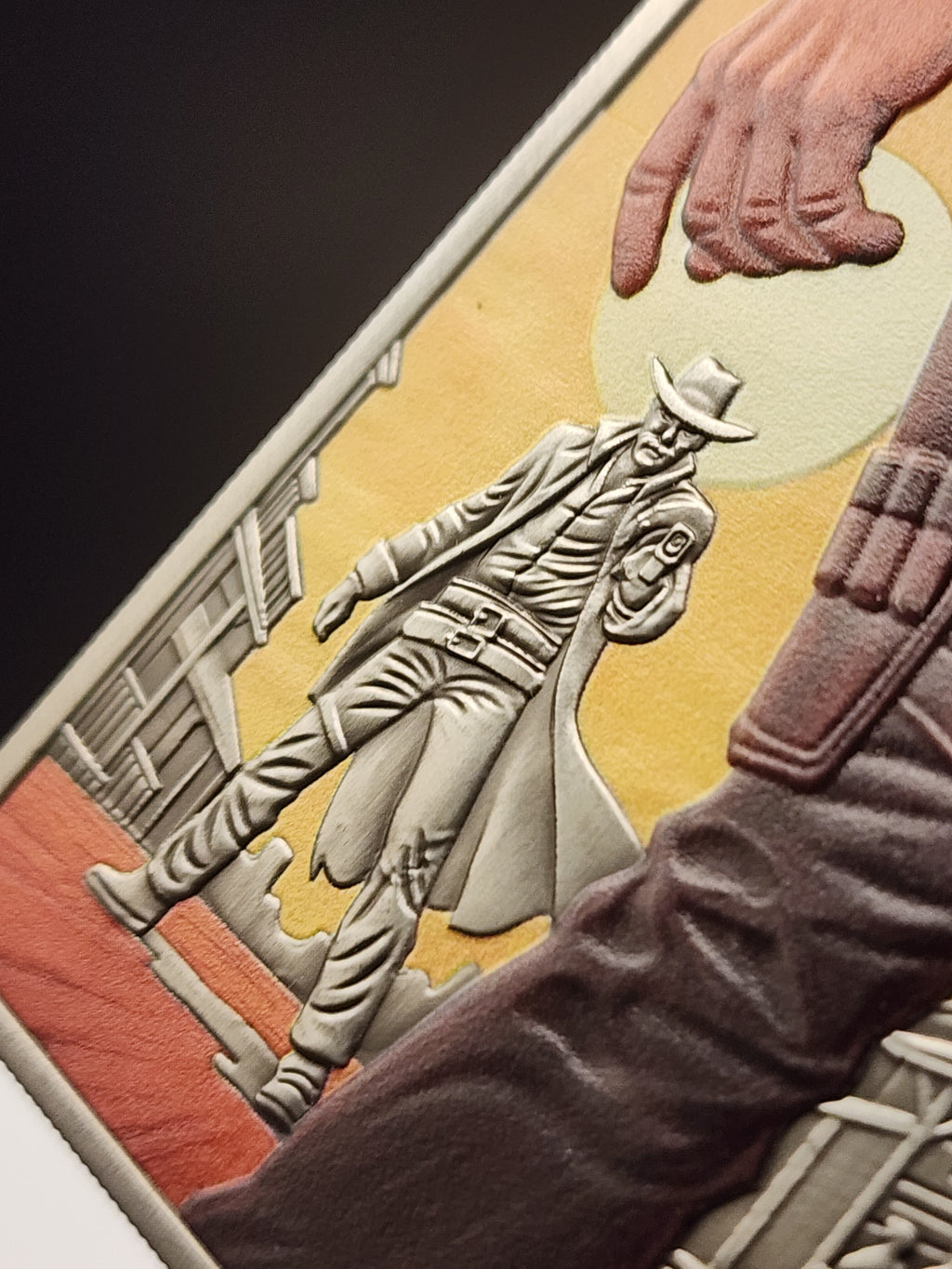 Wild West Themed LAST STAND Gunslinger 100g Coin Bar 1$ Liberia 2026