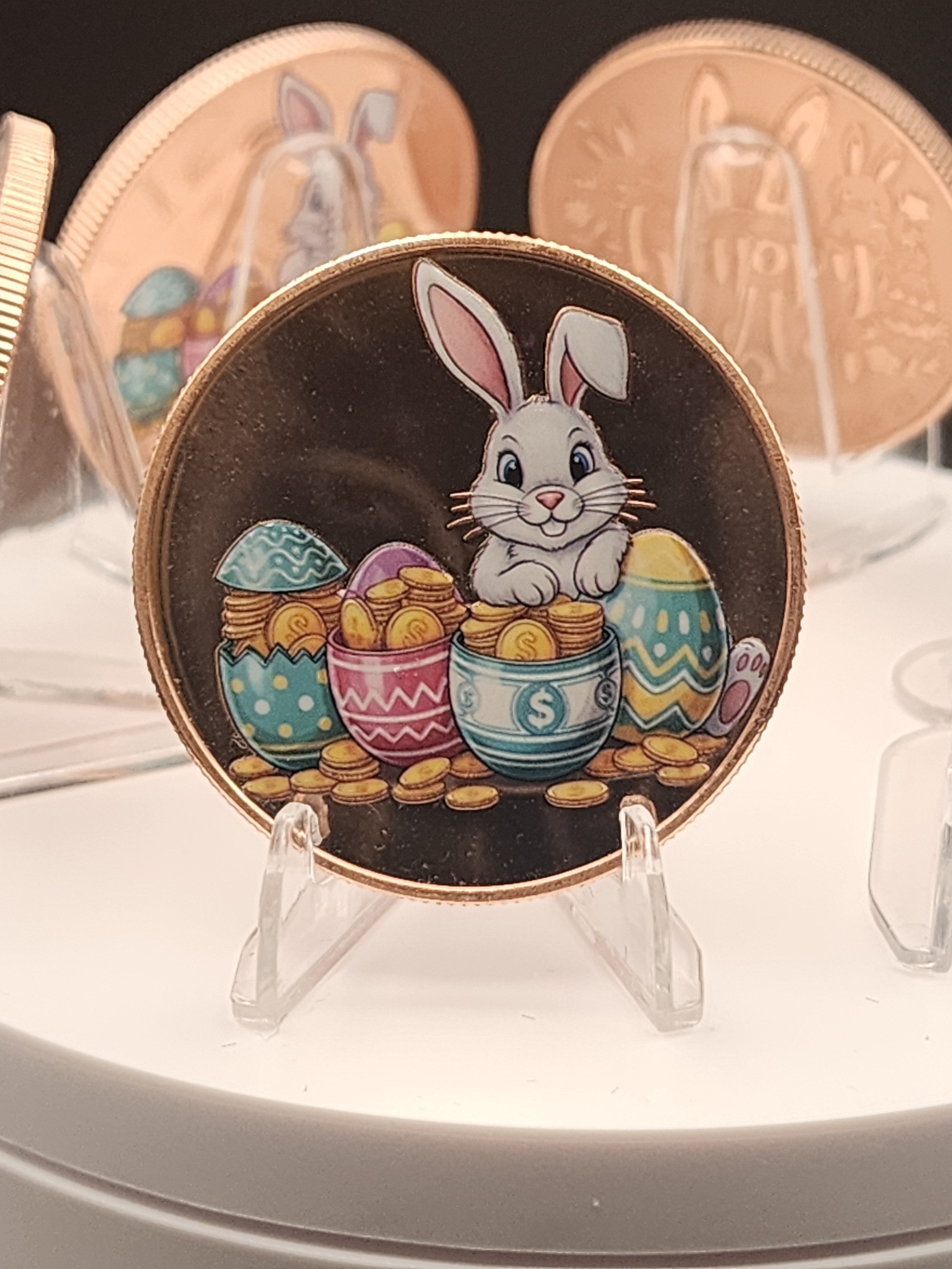 Easter Treasure Hunt 1 oz Proof Colorized Copper