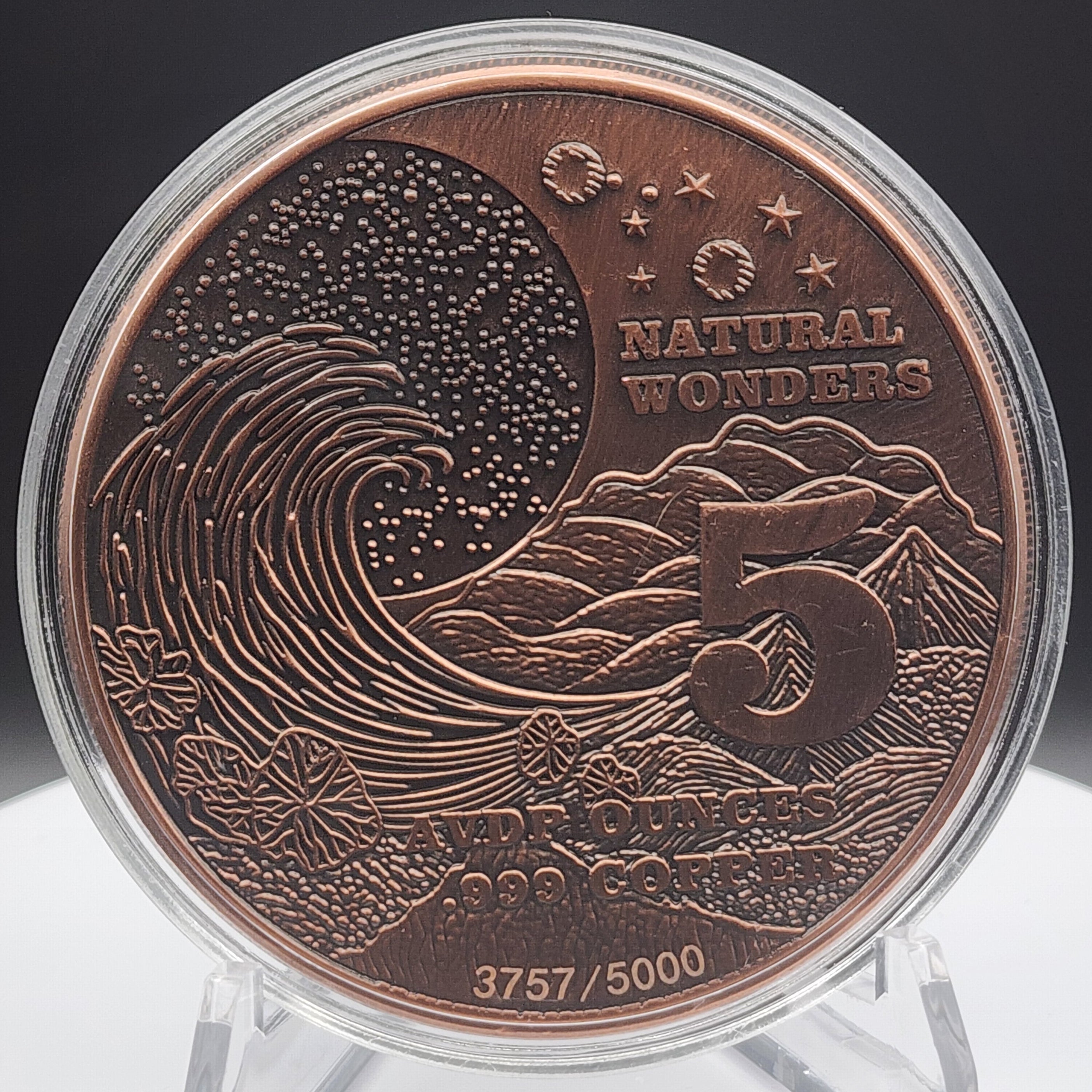 Natural Wonders - Yosemite National Park 5oz Copper Round