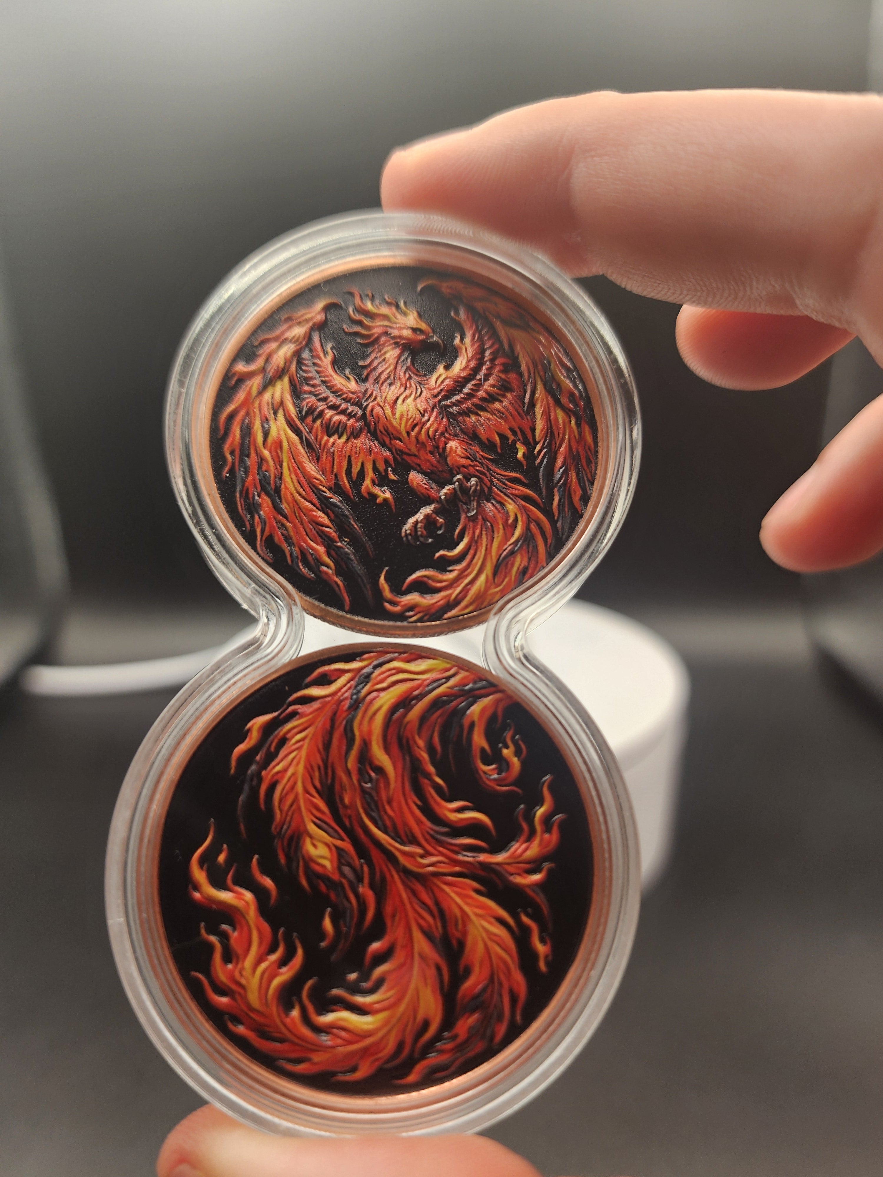 2026 Fiery Phoenix Infinity Medals 2-1oz Copper