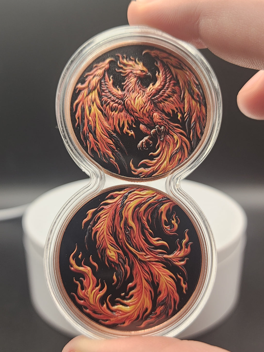 2026 Fiery Phoenix Infinity Medals 2-1oz Copper