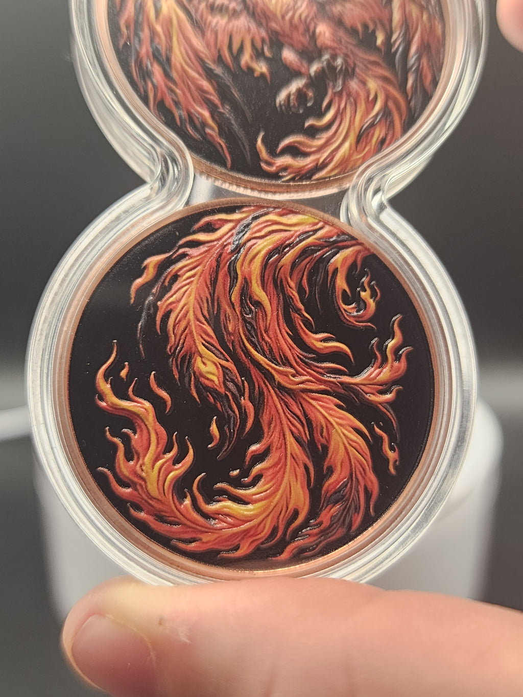 2026 Fiery Phoenix Infinity Medals 2-1oz Copper