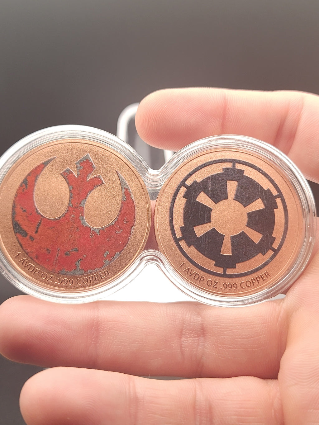 2026 Star Wars Republic vs Resistance Infinity Medals 2-1oz Copper