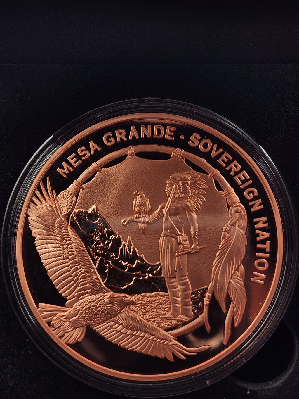 2026 Mesa Grande Sisiutl Sea Serpent Proof 5 oz Copper Coin COA