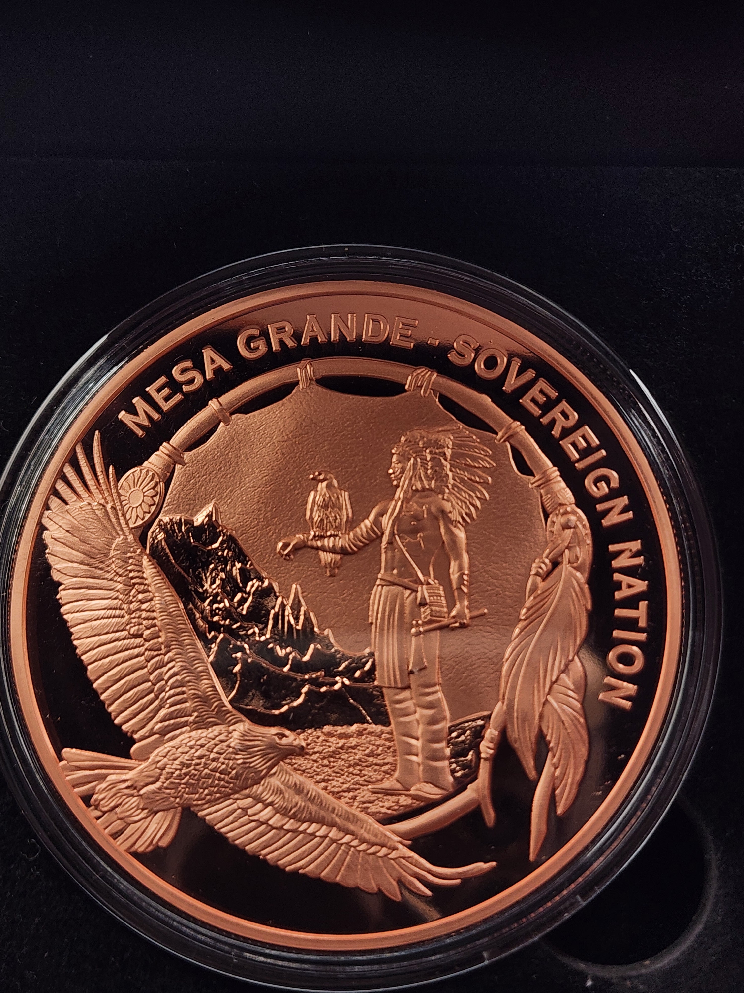 2026 Mesa Grande Sisiutl Sea Serpent Proof 5 oz Copper Coin COA