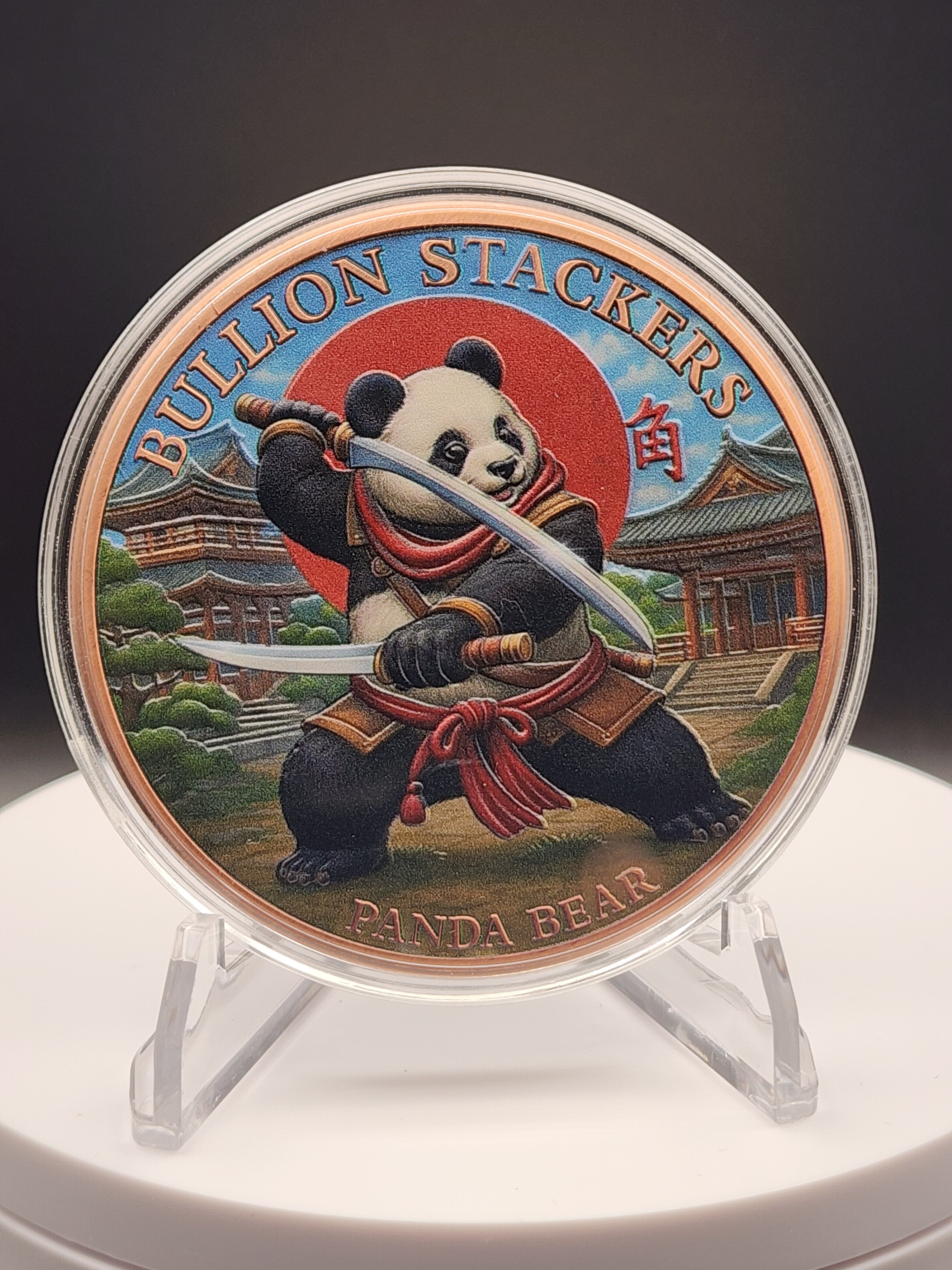 Bullion Bears Samurai Panda 5oz .999 Copper Round
