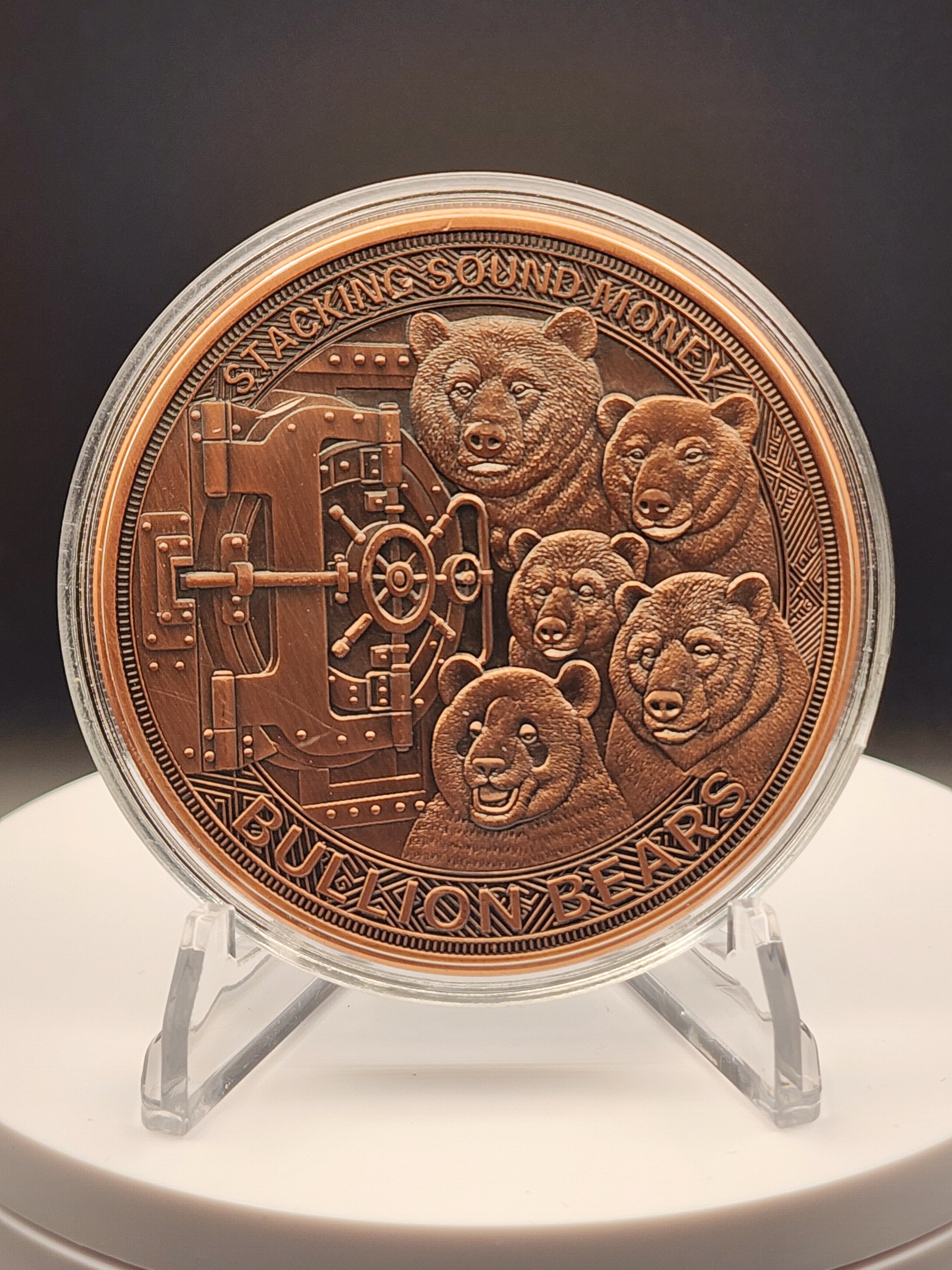 Bullion Bears Samurai Panda 5oz .999 Copper Round