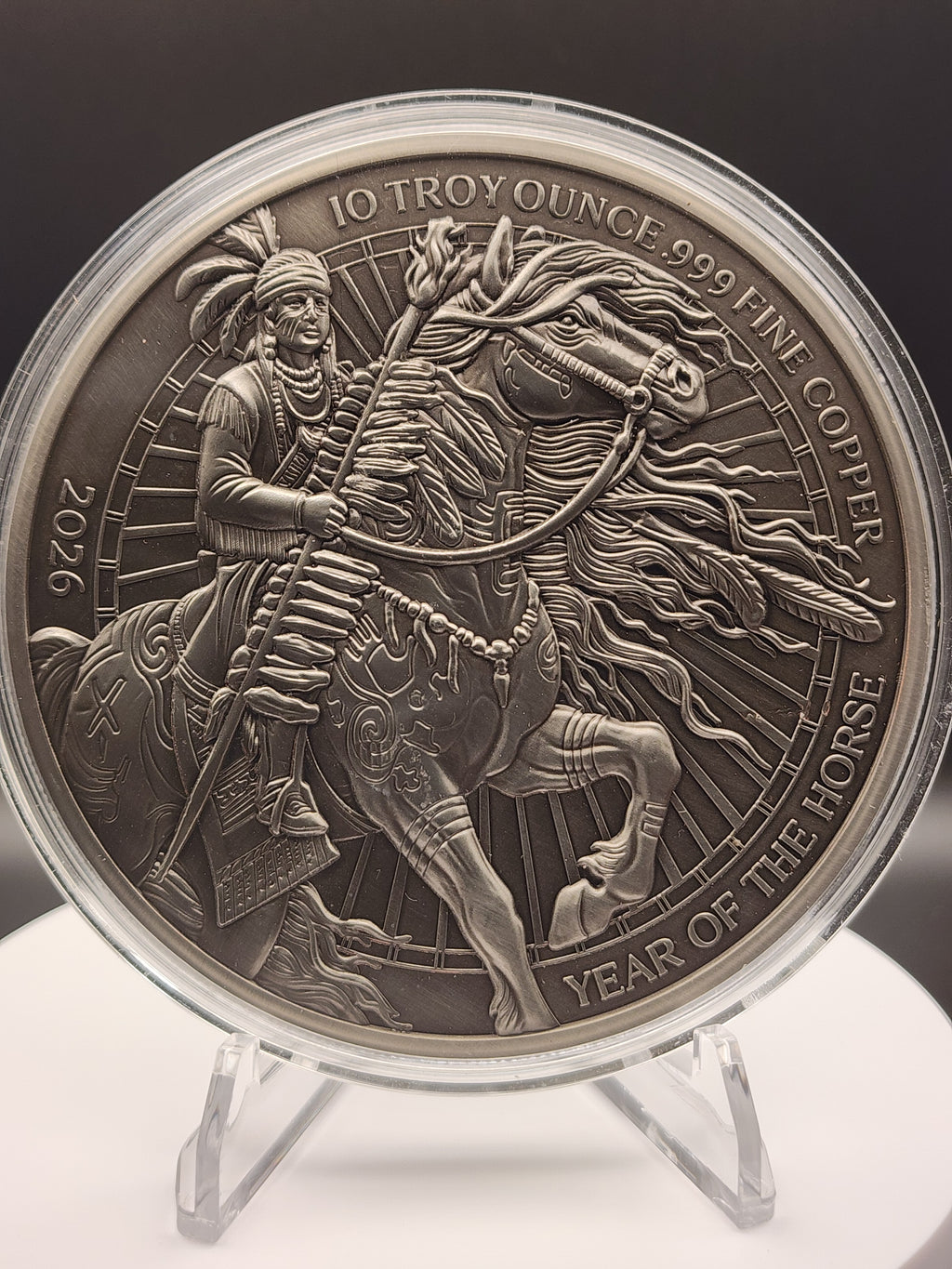 2026 Year of the War Horse 10oz .999 Copper