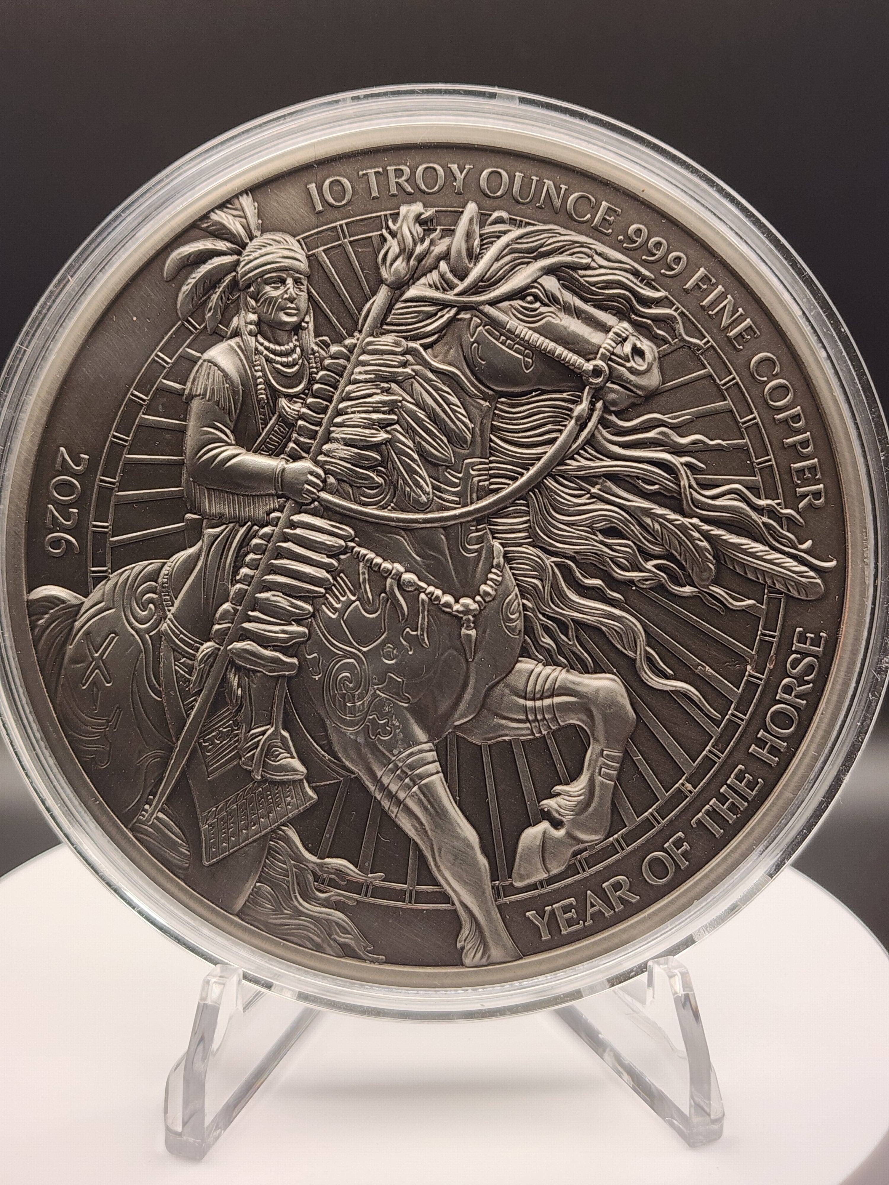 2026 Year of the War Horse 10oz .999 Copper