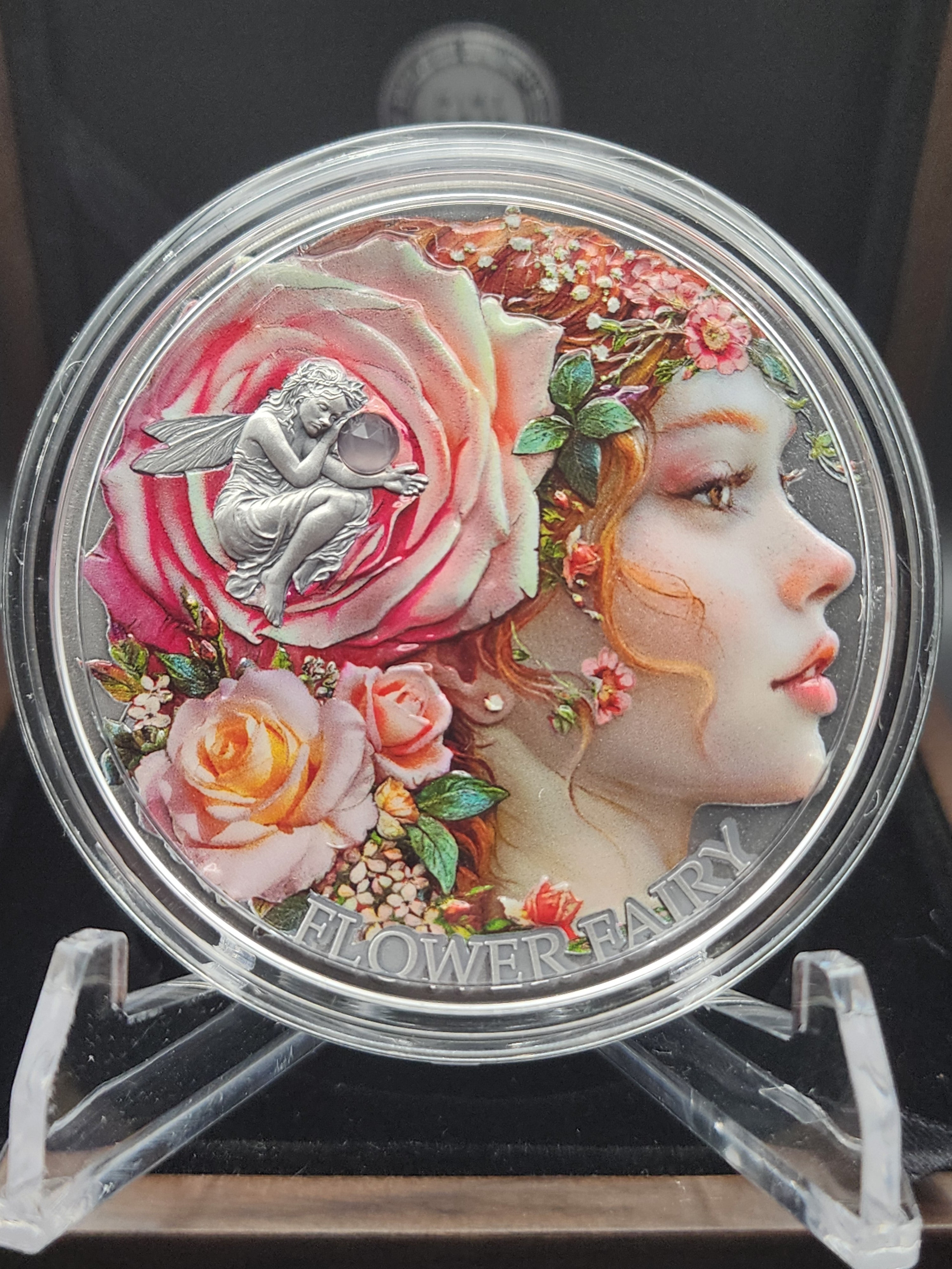2026 Cameroon Nature Spirits Series Flower Fairy 2 oz Silver Coin 500 Mintage