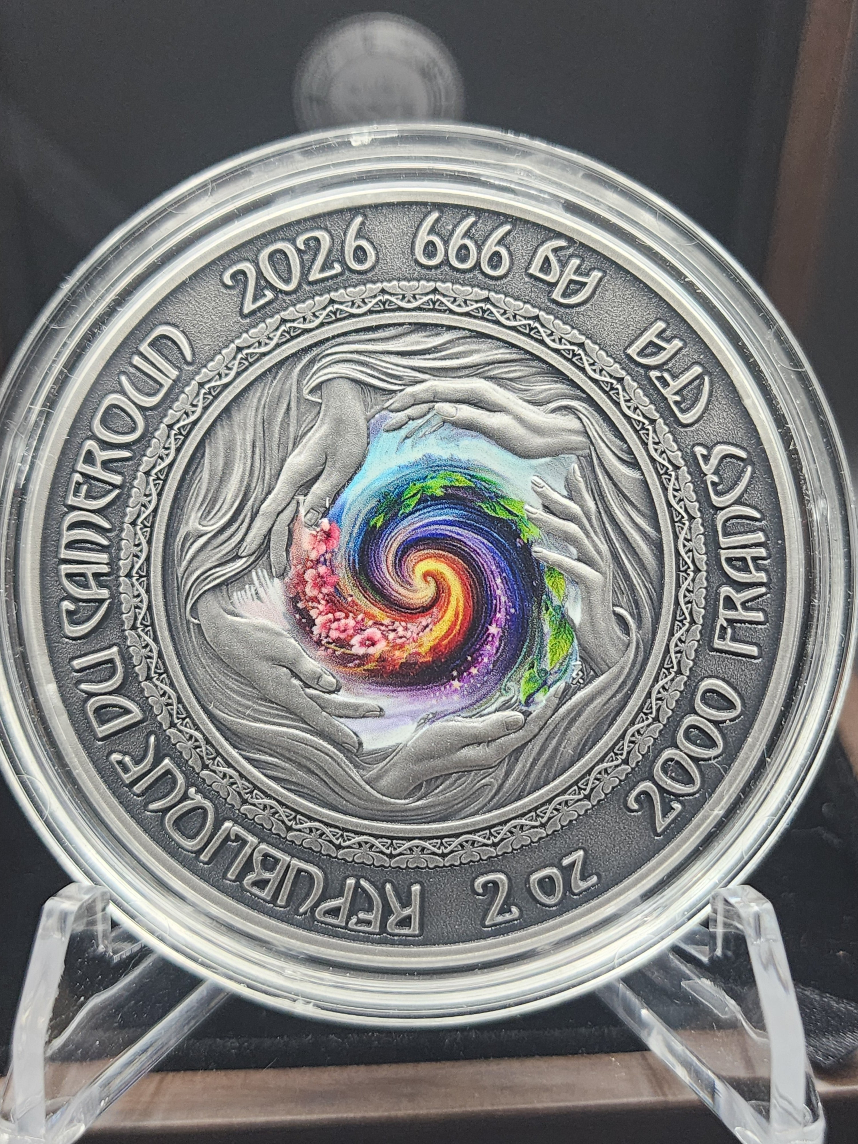 2026 Cameroon Nature Spirits Series Flower Fairy 2 oz Silver Coin 500 Mintage