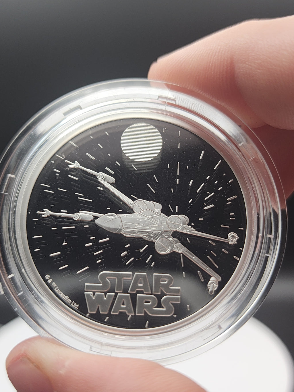 2024 Star Wars X-Wing 1 oz Silver Proof Coin with OGP, Booklet, and COA