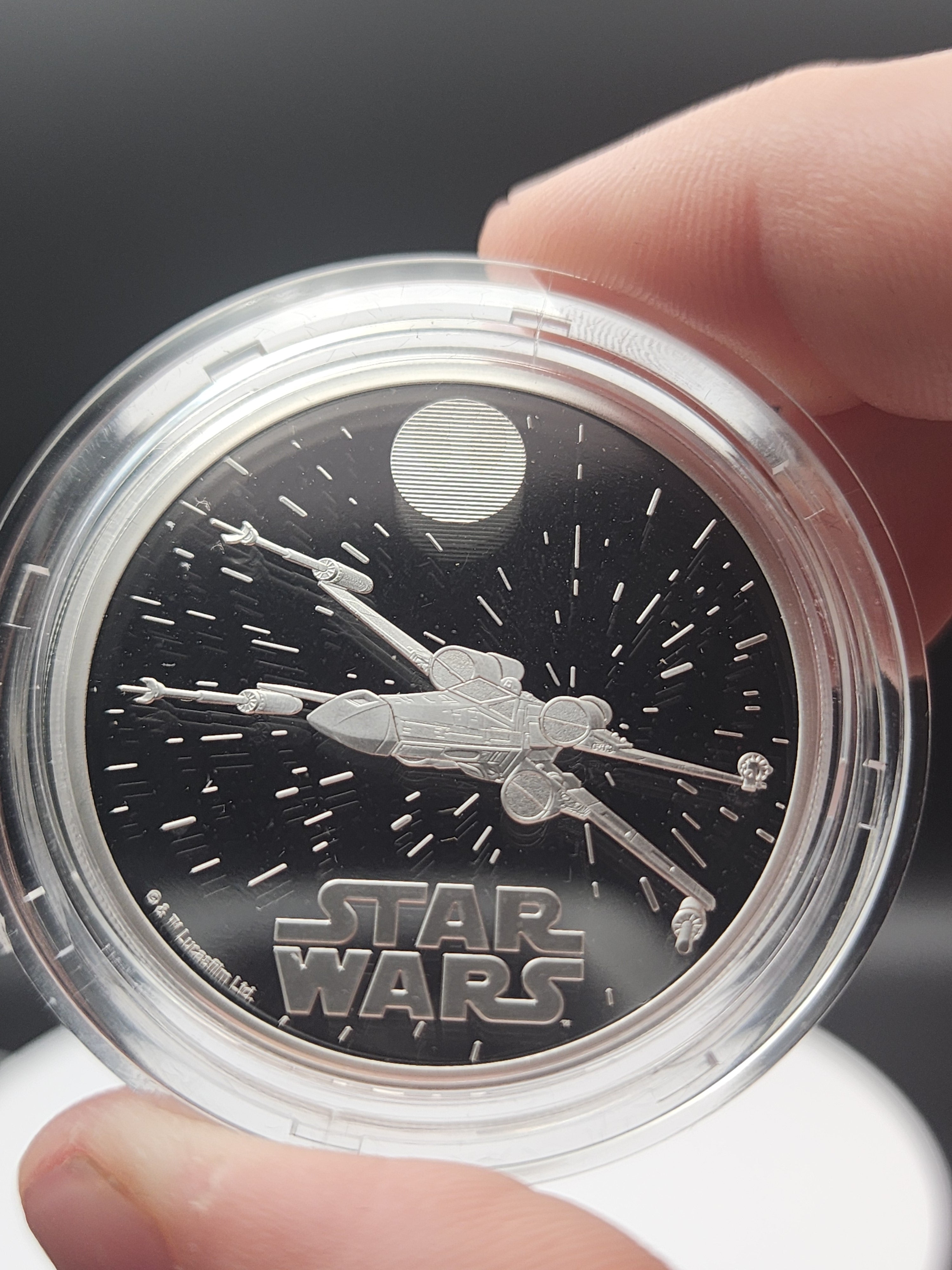 2024 Star Wars X-Wing 1 oz Silver Proof Coin with OGP, Booklet, and COA