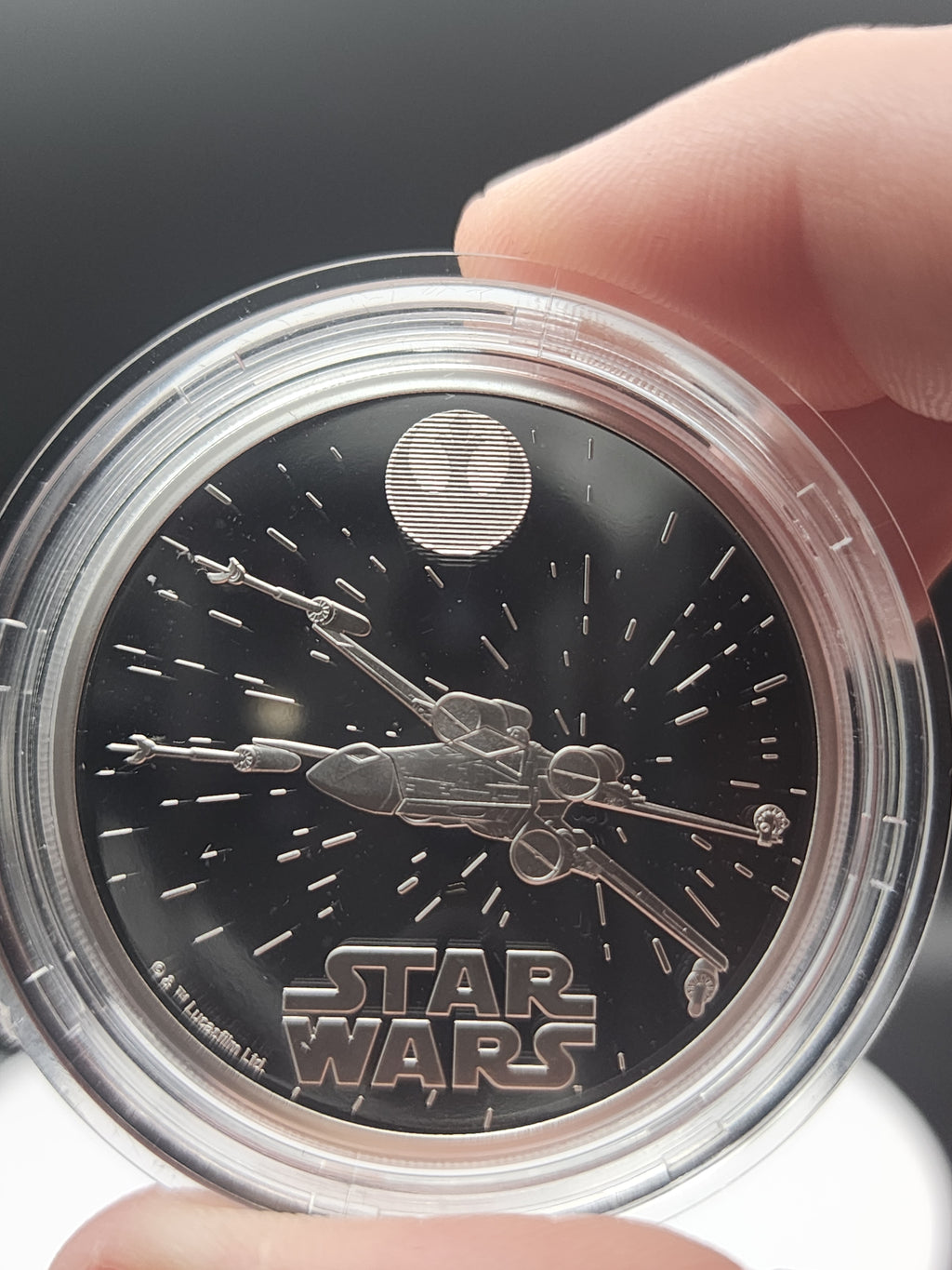 2024 Star Wars X-Wing 1 oz Silver Proof Coin with OGP, Booklet, and COA