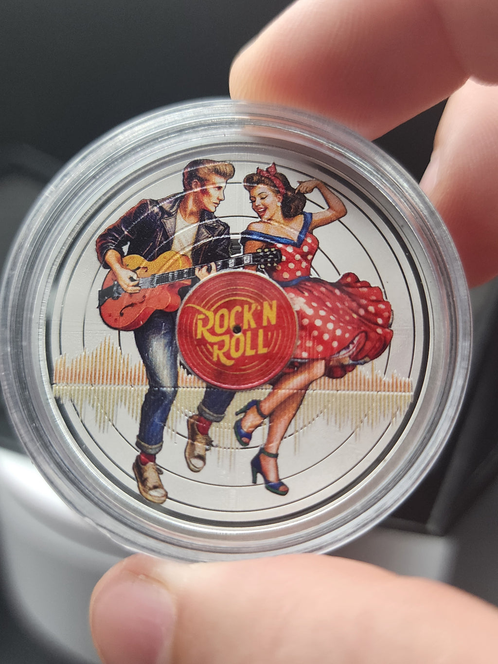2026 Samoa Vinyl Groove 1/2 oz .999 Fine Silver Coin
