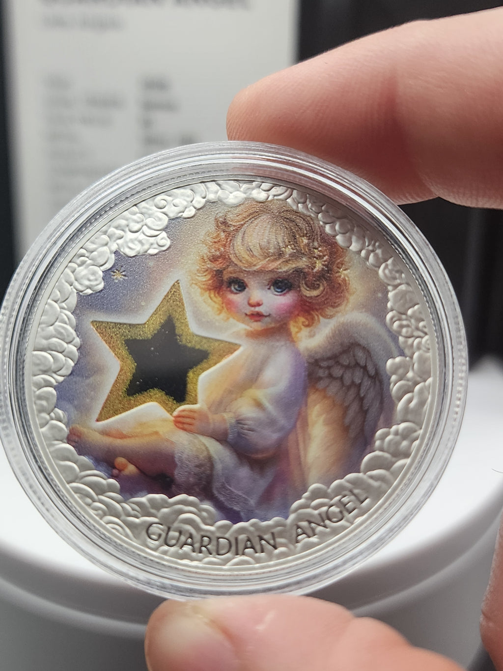 Guardian Angel Little Angels 2026 $1 1/2 oz Pure Silver Proof Coin  Samoa  TWC