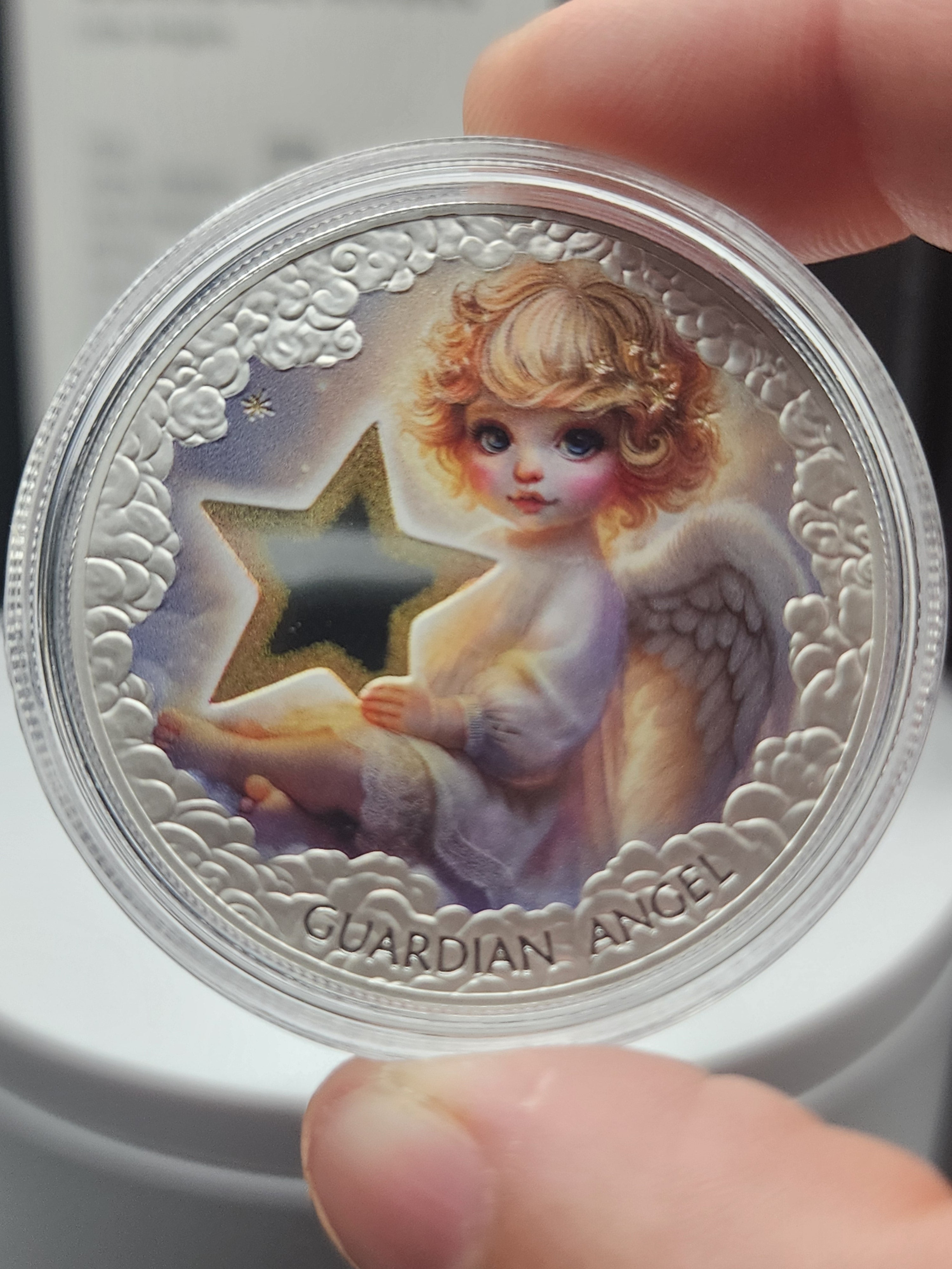 Guardian Angel Little Angels 2026 $1 1/2 oz Pure Silver Proof Coin  Samoa  TWC