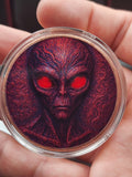 2026 2 oz Copper UHR Red Alien GID Eyes Beautiful LIMITED w/Box & COA