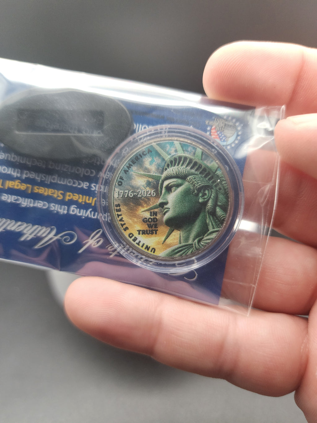 2026 Semiquincentennial Half Dollar - 250th Anniversary - Colorized Coin